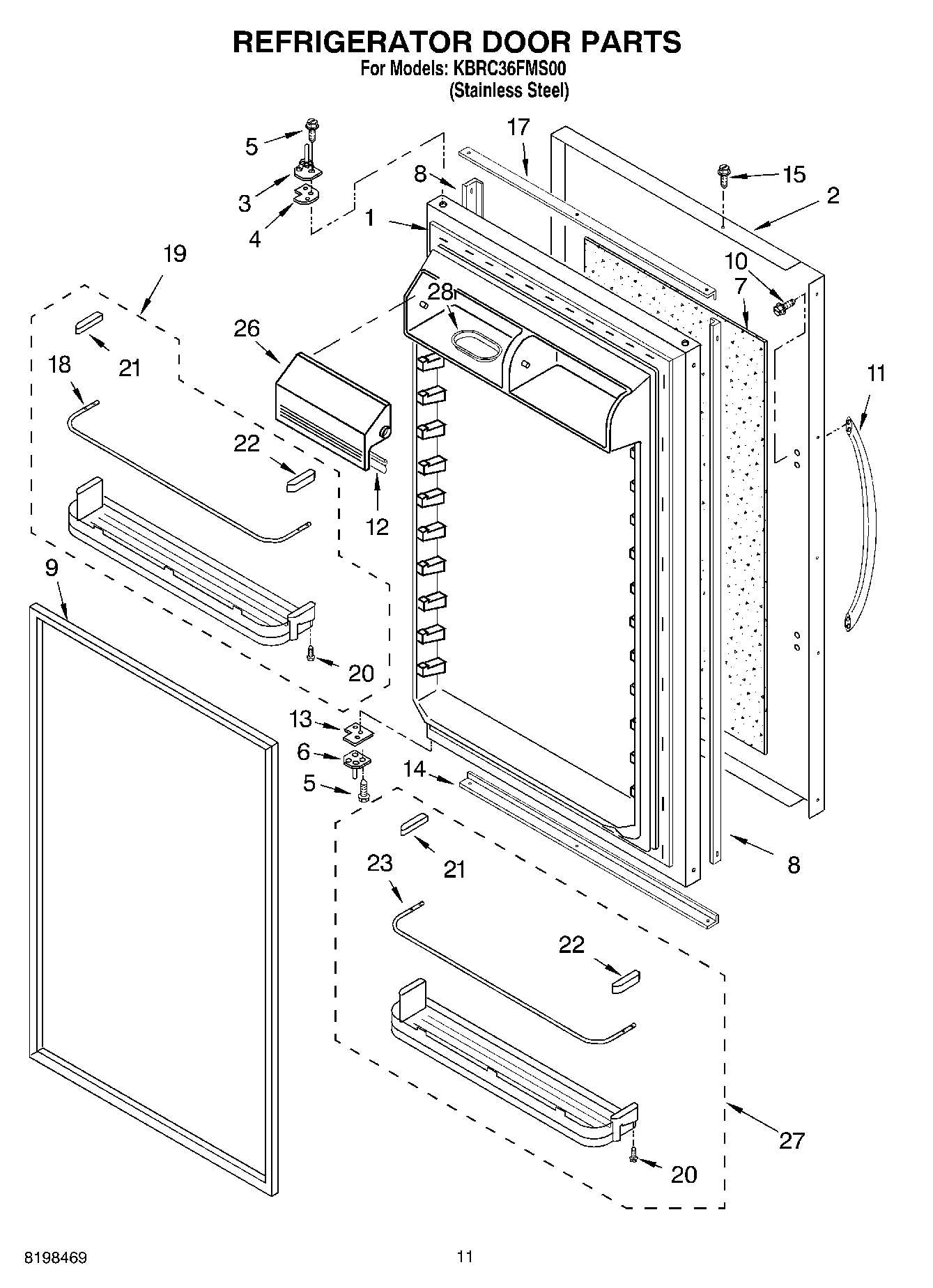 07 - REFRIGERATOR DOOR PARTS