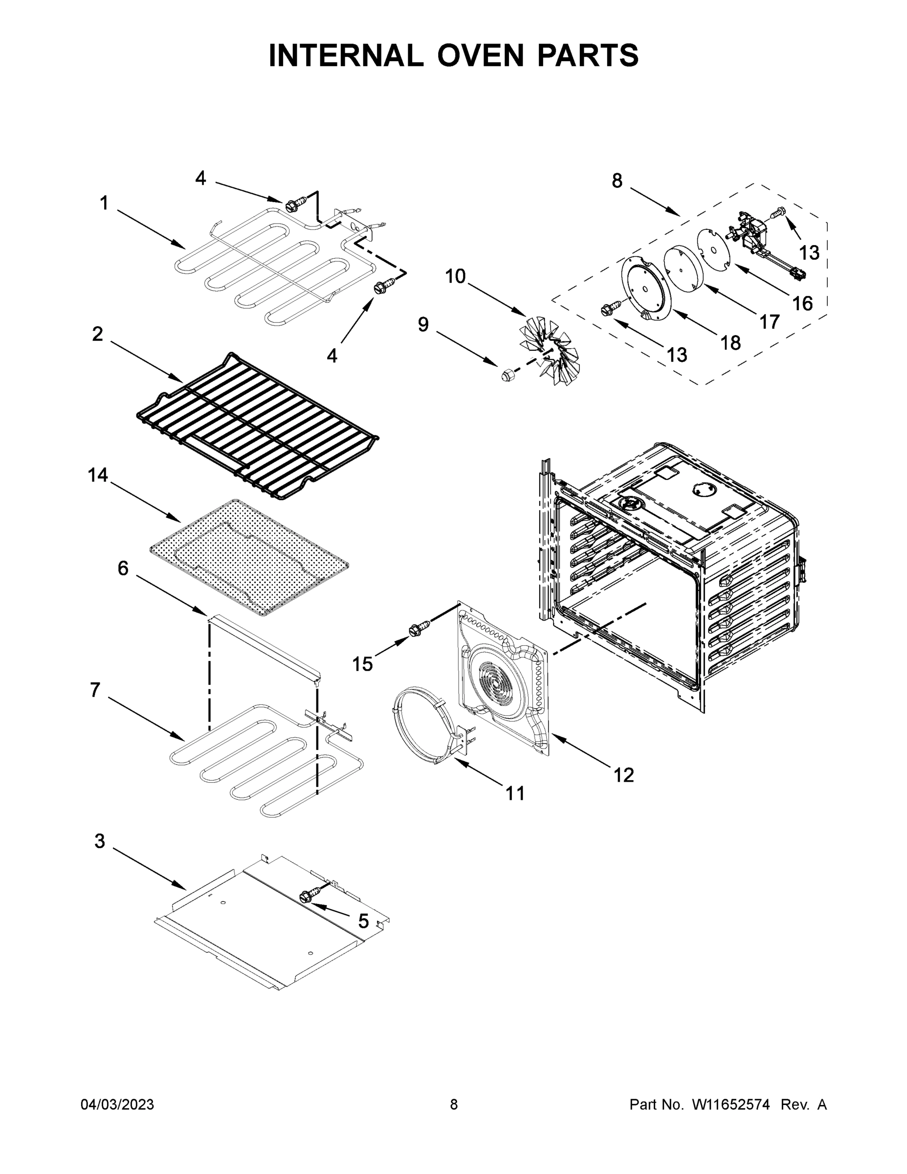 05 - INTERNAL OVEN PARTS