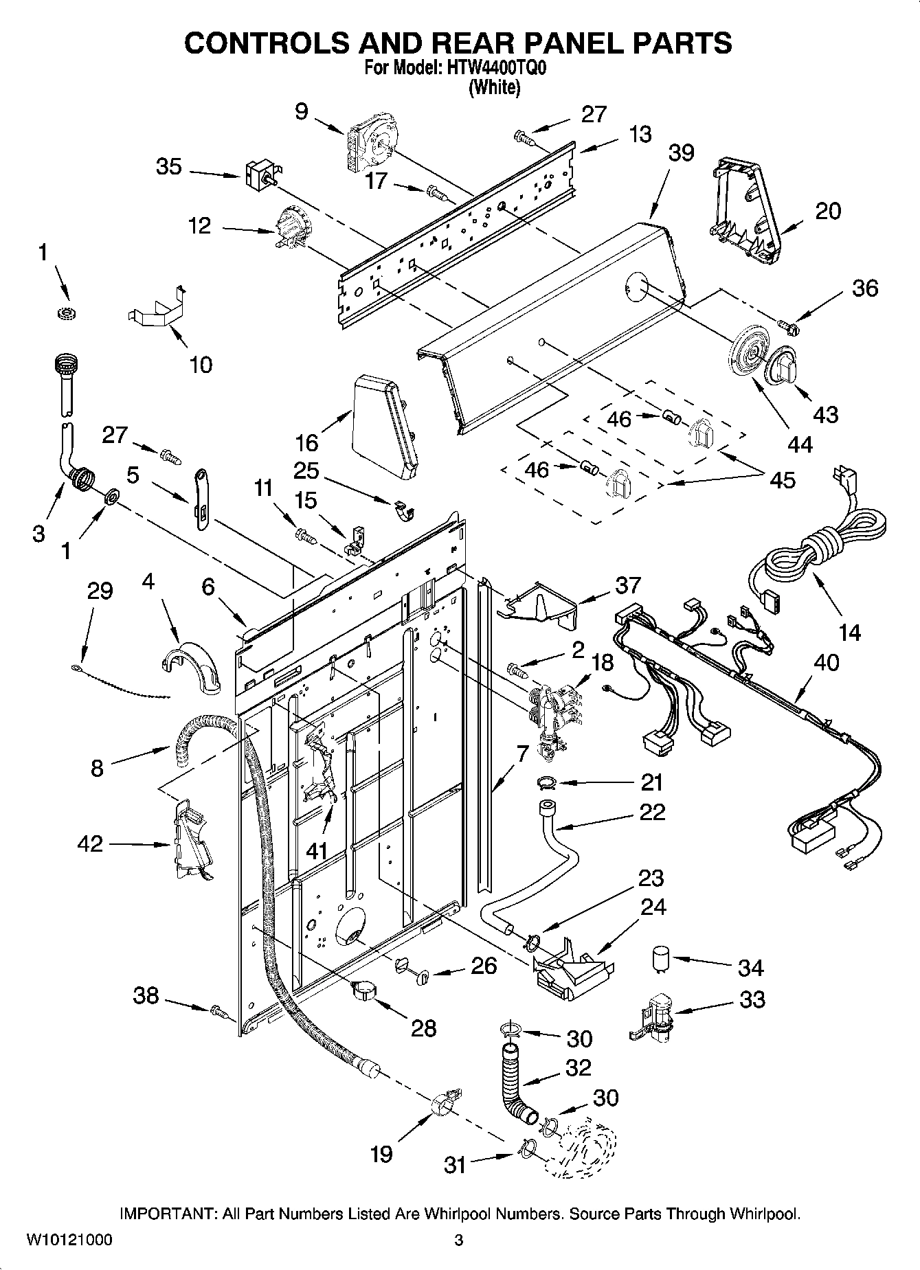 02 - CONTROLS AND REAR PANEL PARTS