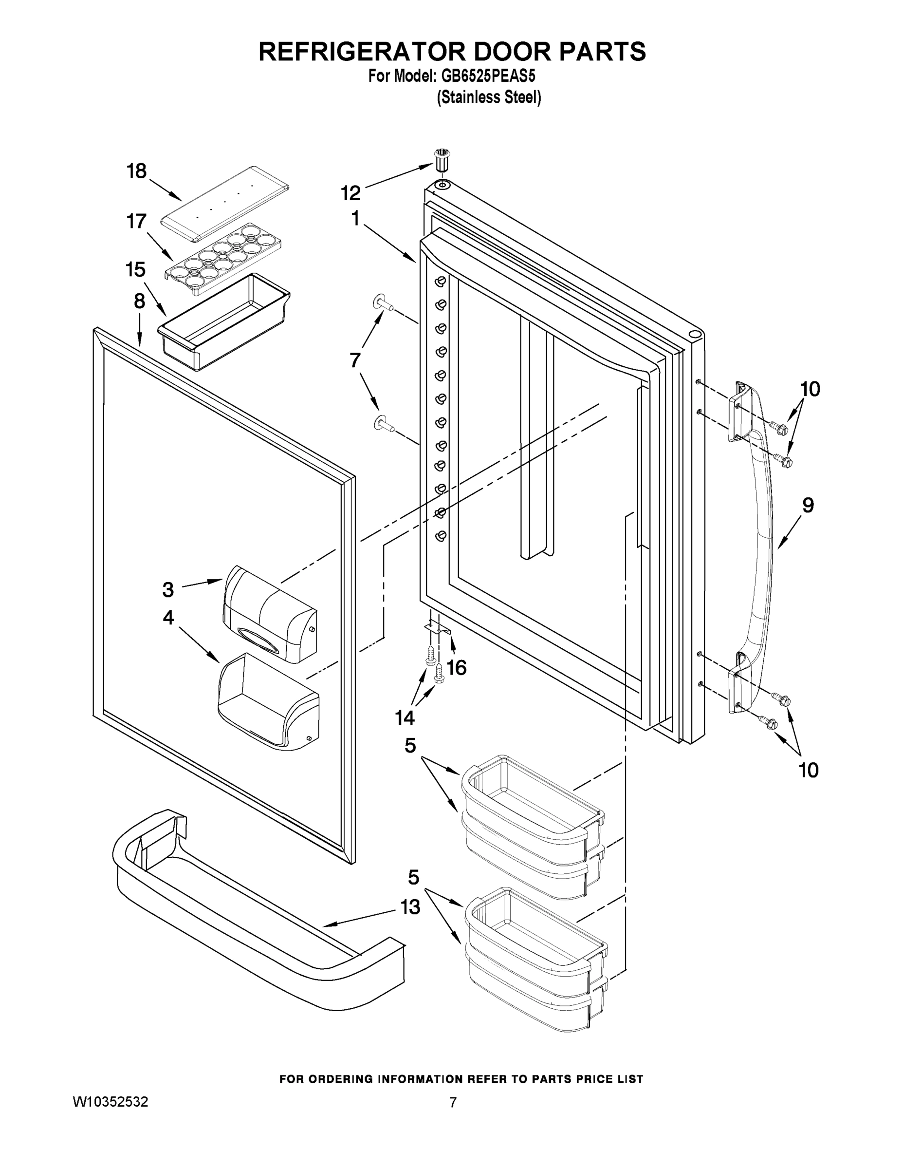 04 - REFRIGERATOR DOOR PARTS
