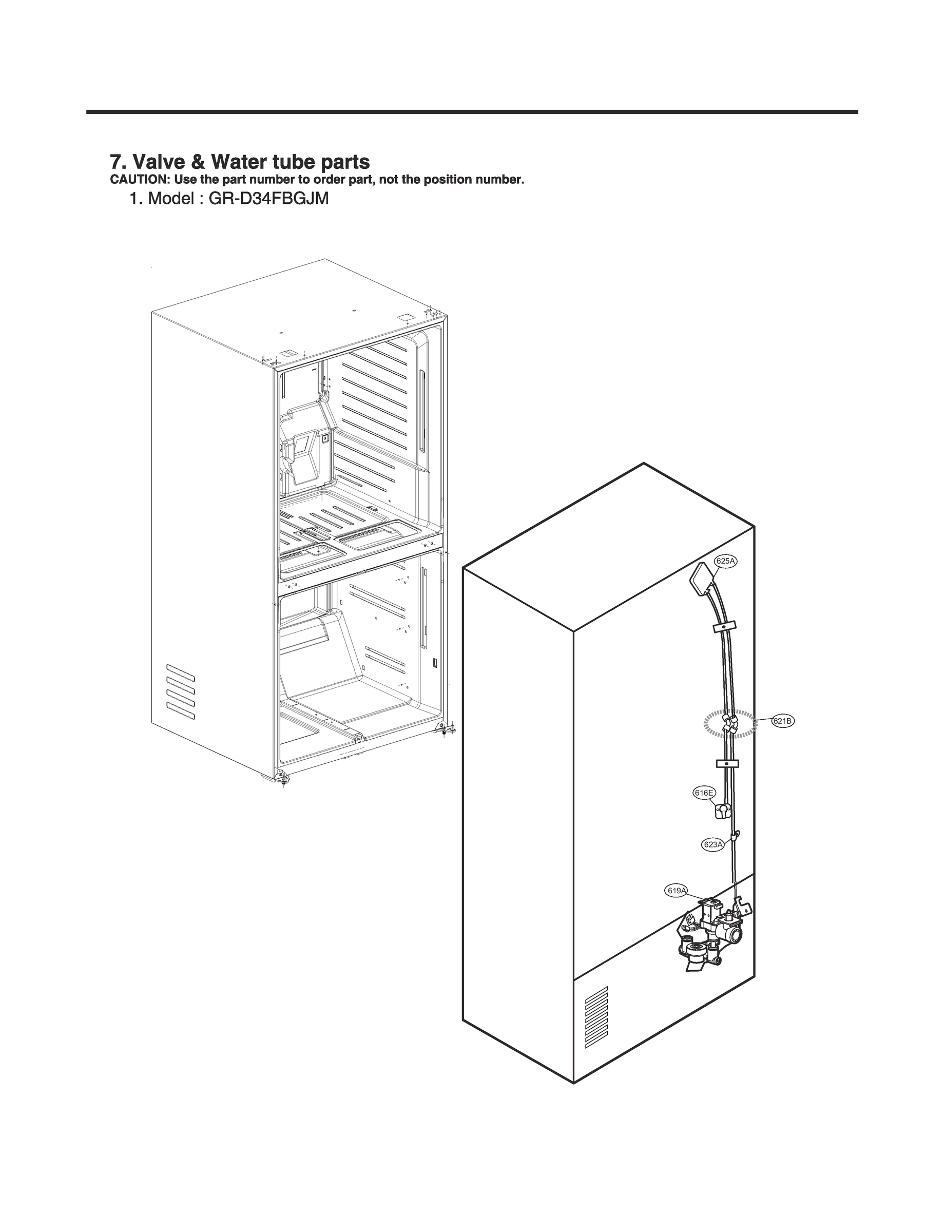 VALVE & WATER TUBE PARTS