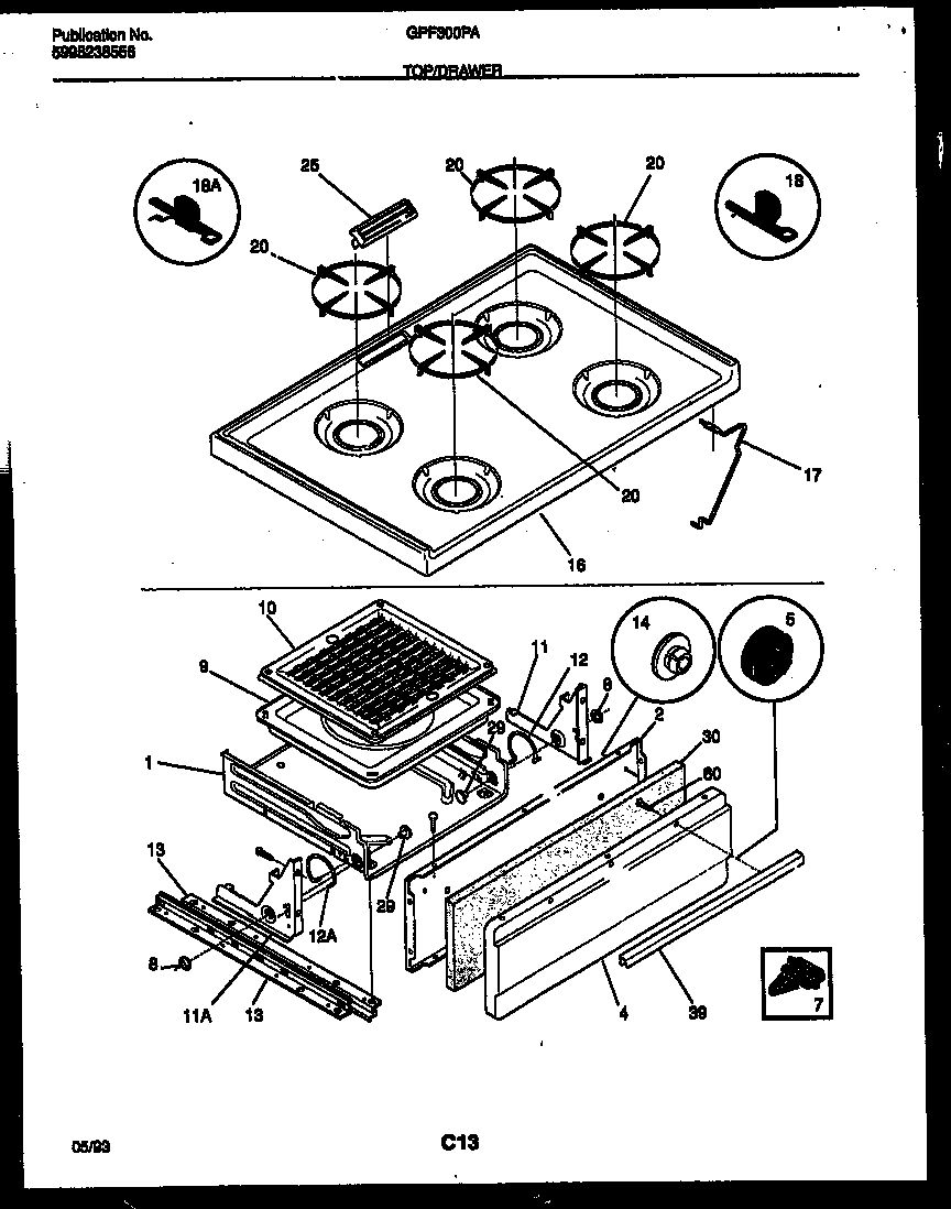 05 - COOKTOP AND DRAWER PARTS