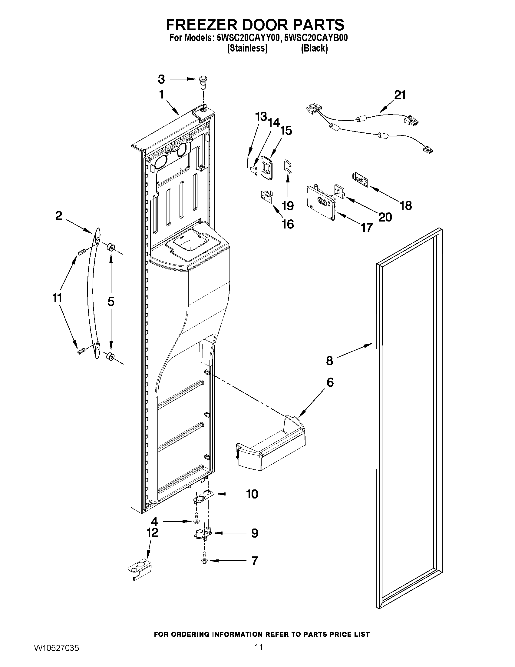 07 - FREEZER DOOR PARTS
