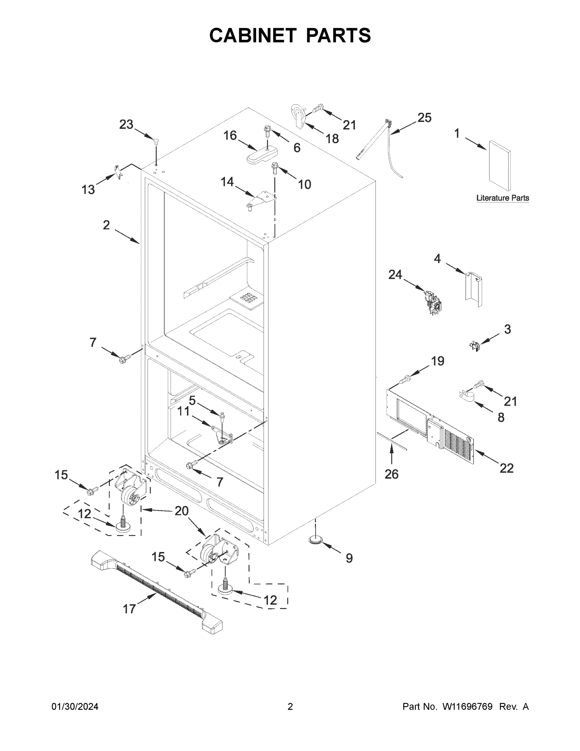 02 - CABINET PARTS