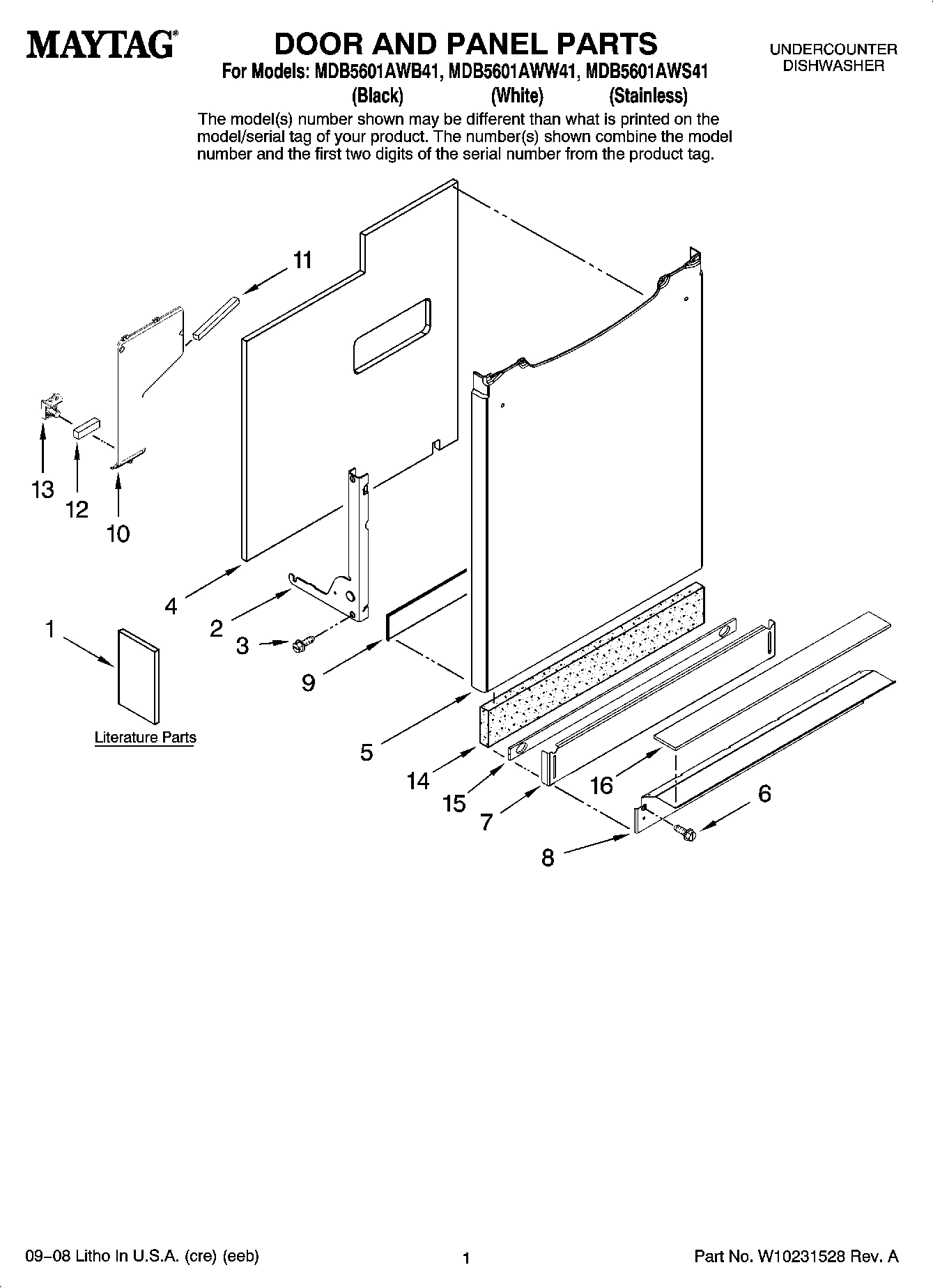 01 - DOOR AND PANEL PARTS