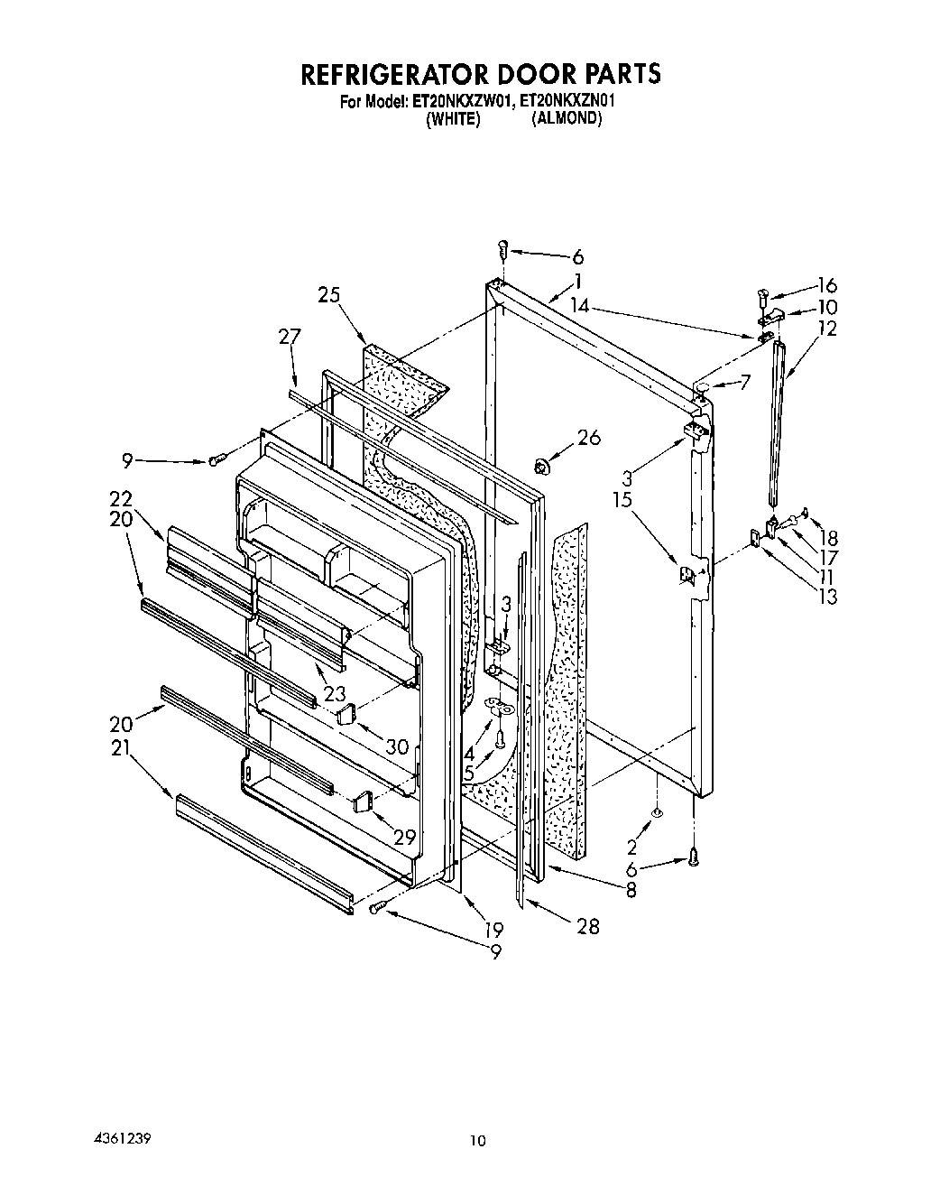 08 - REFRIGERATOR DOOR, LIT/OPTIONAL