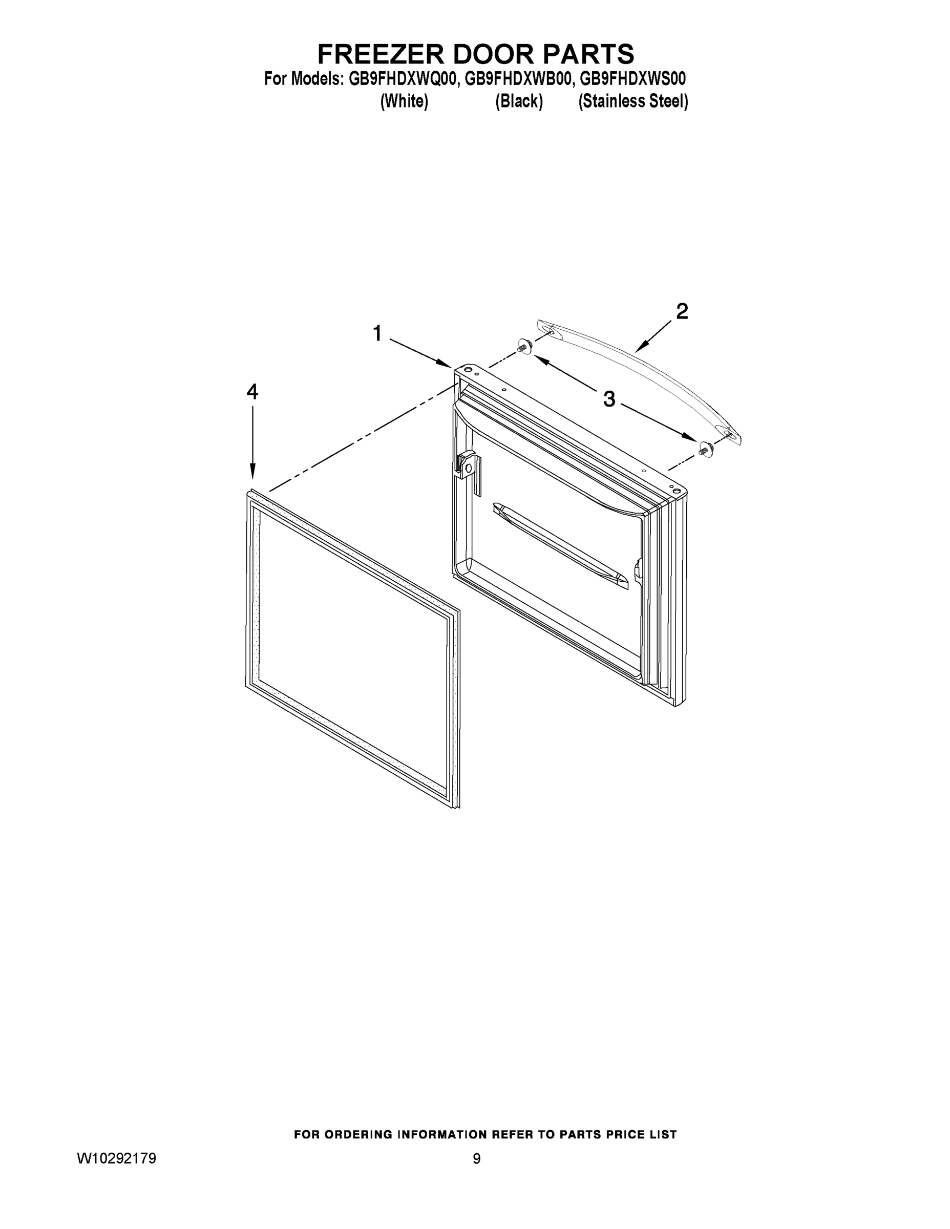 05 - FREEZER DOOR PARTS