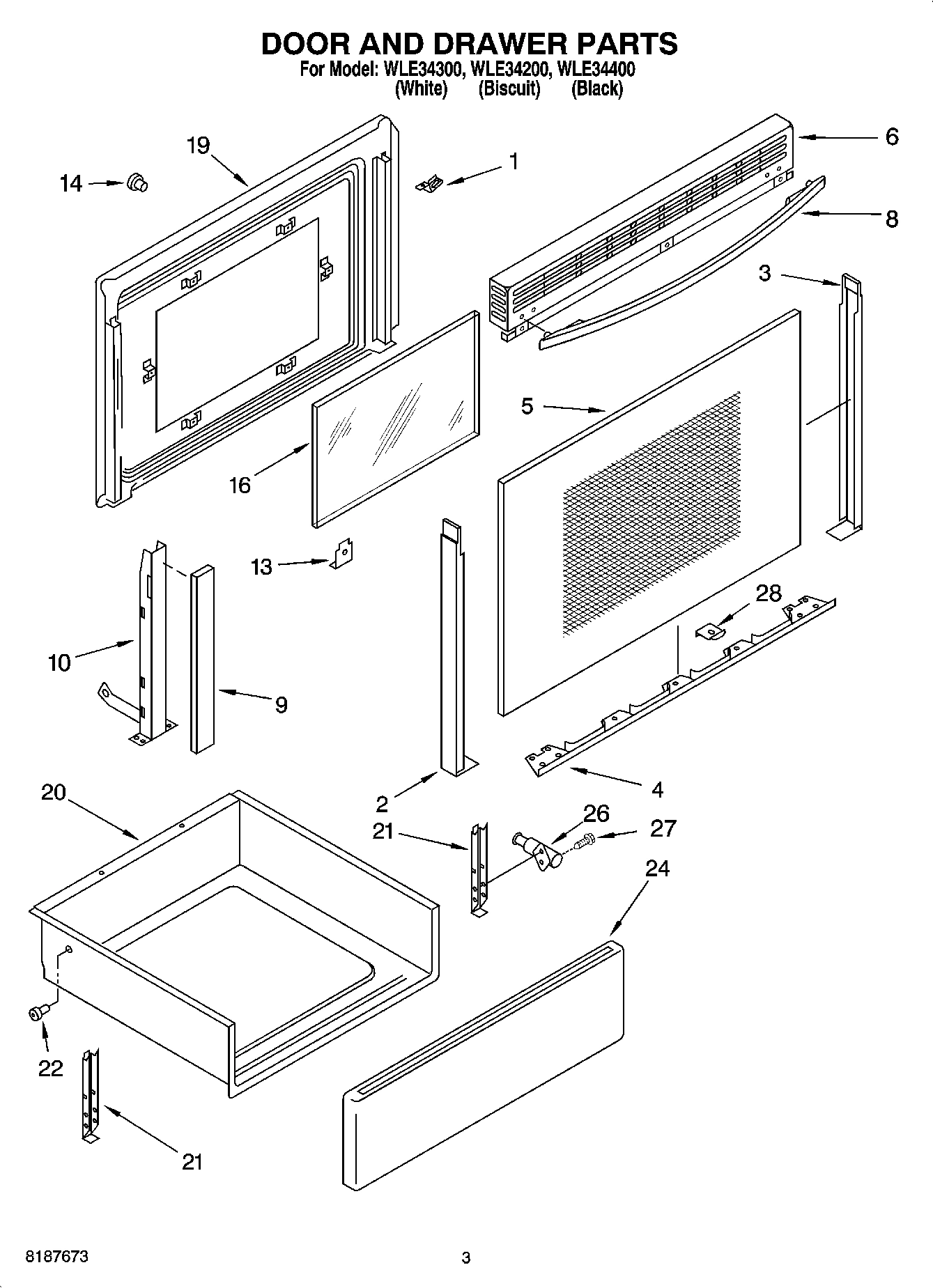 03 - DOOR AND DRAWER PARTS