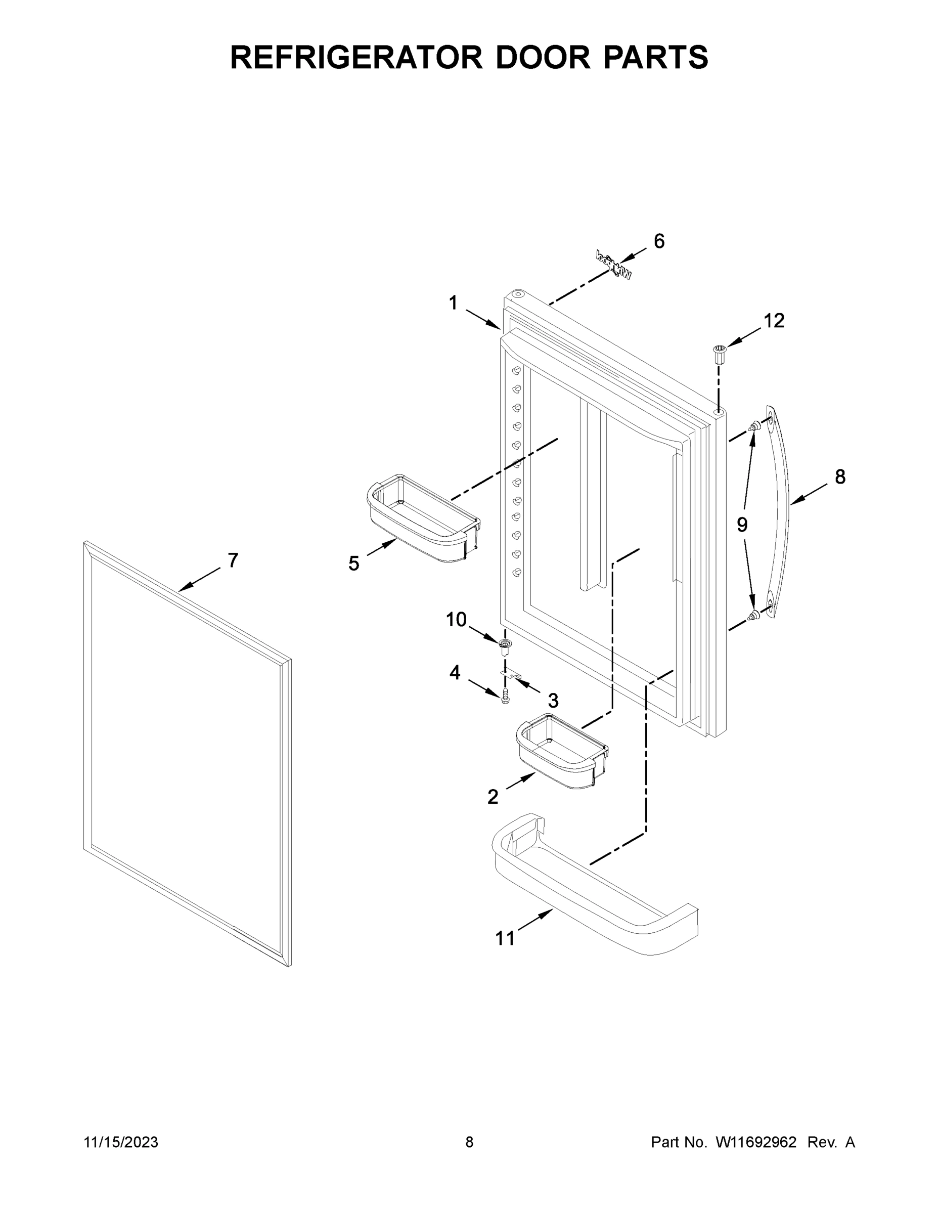 05 - REFRIGERATOR DOOR PARTS