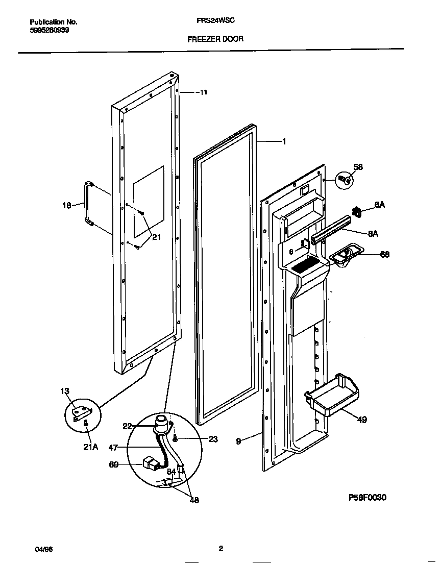 02 - FREEZER DOOR