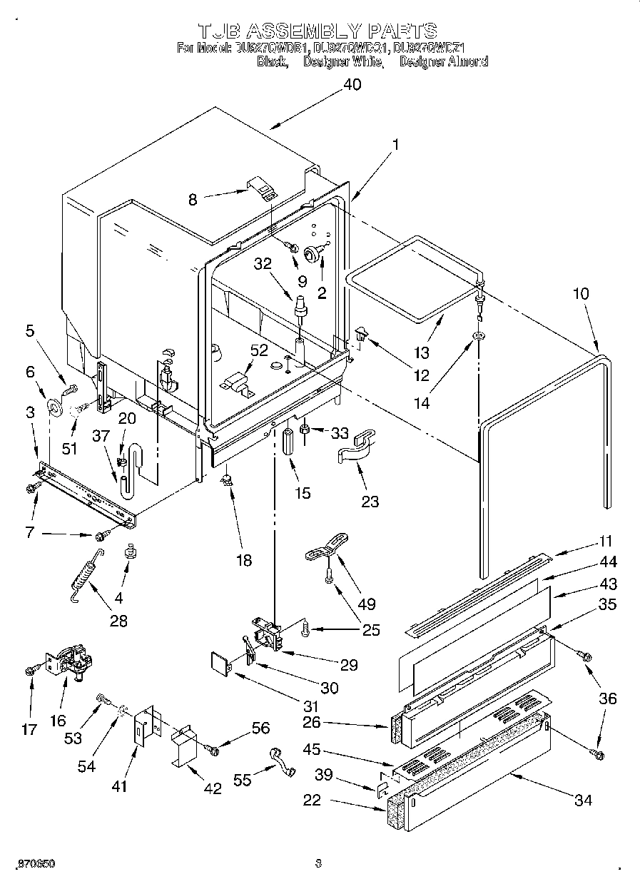 03 - TUB ASSEMBLY