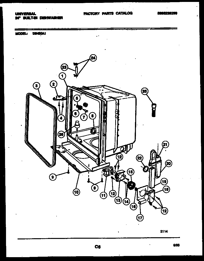 05 - TUB AND FRAME PARTS