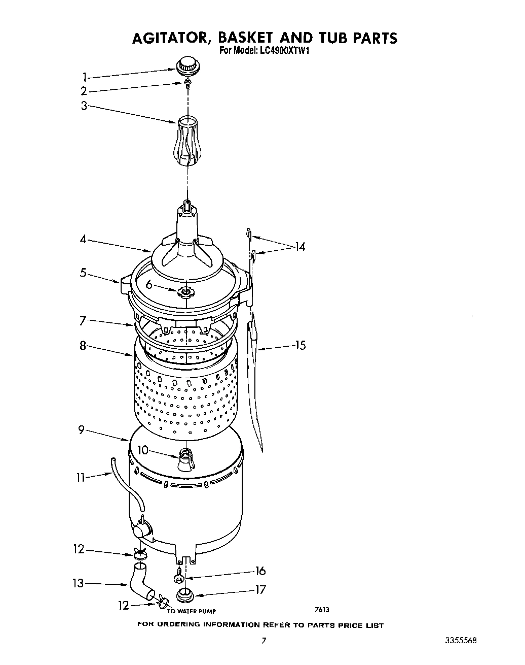 06 - AGITATOR, BASKET AND TUB