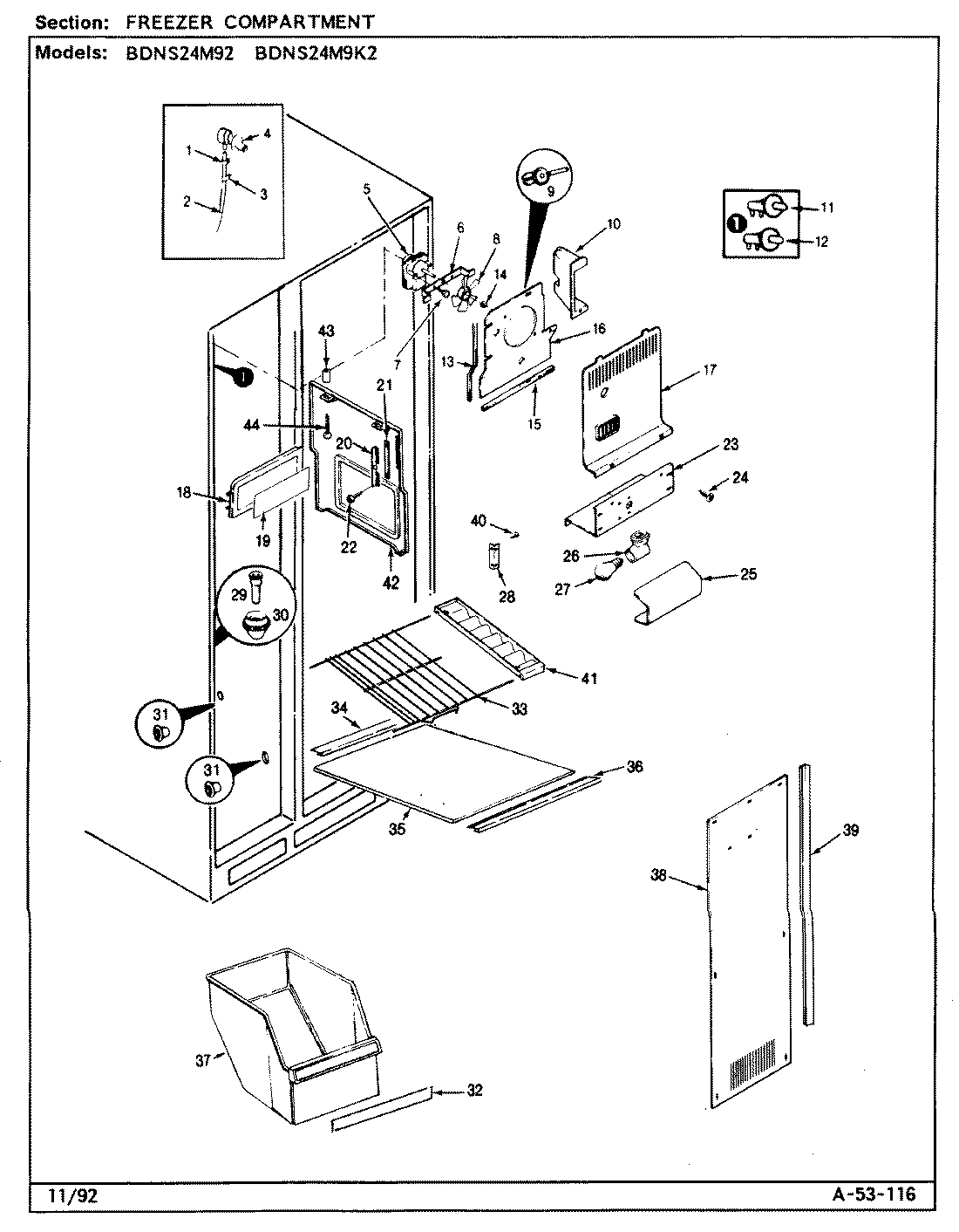 01 - FREEZER COMPARTMENT