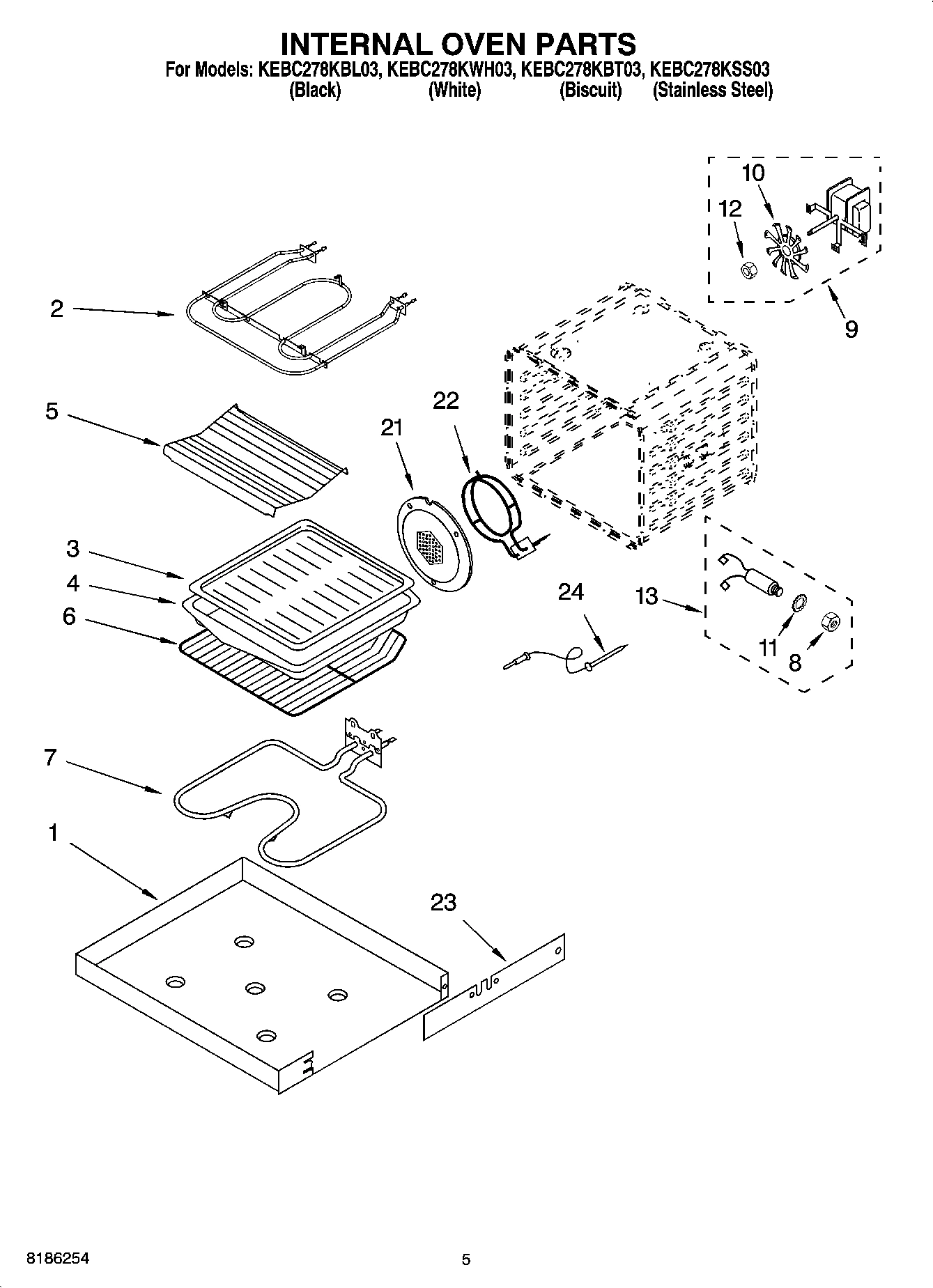 04 - INTERNAL OVEN PARTS