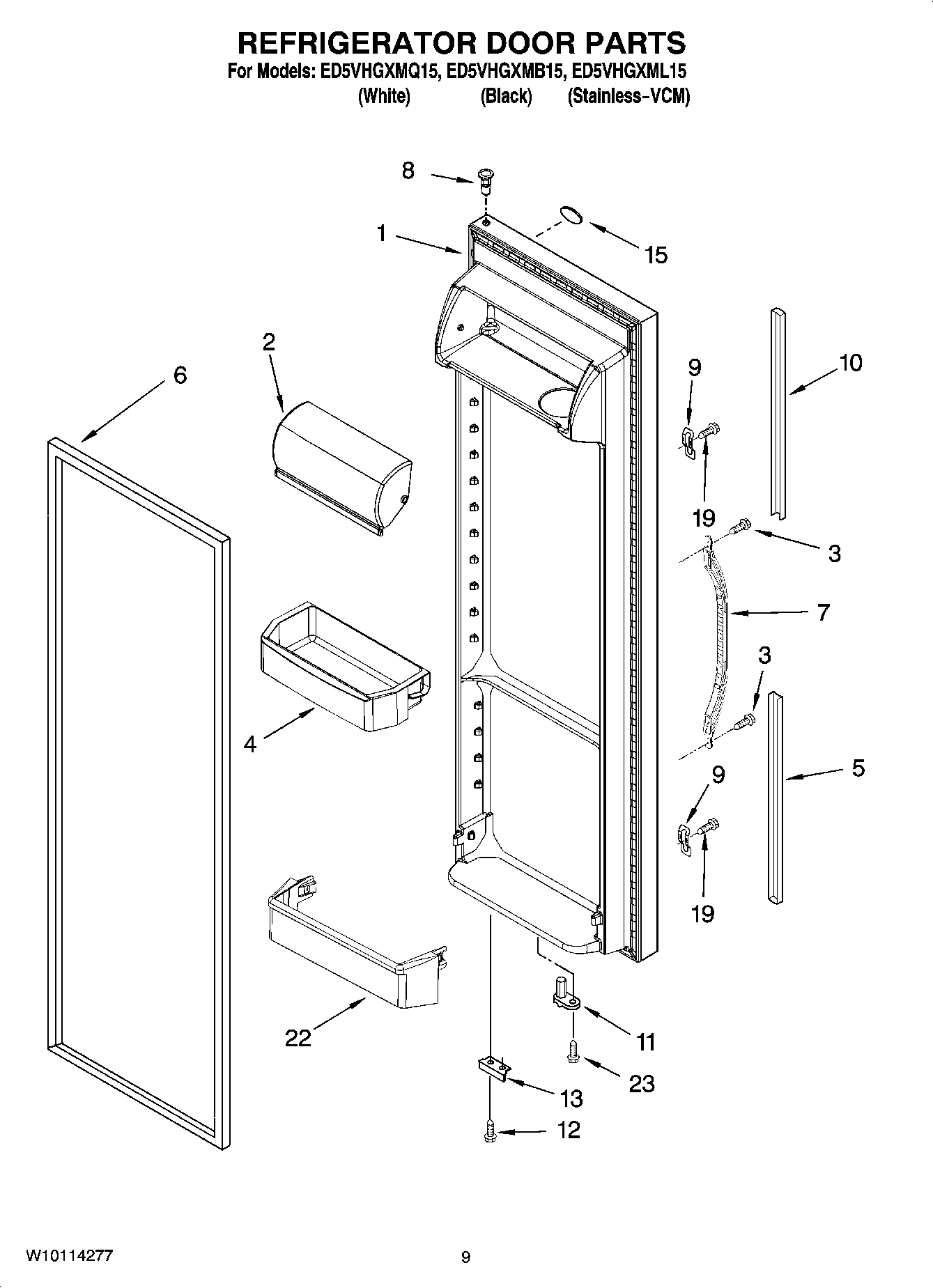 06 - REFRIGERATOR DOOR PARTS