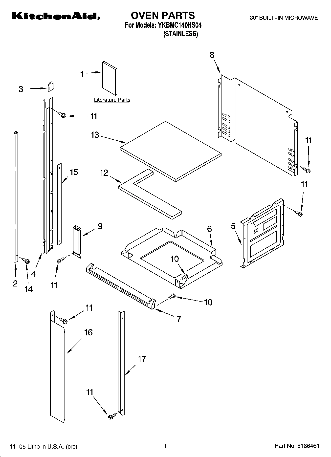 01 - OVEN PARTS