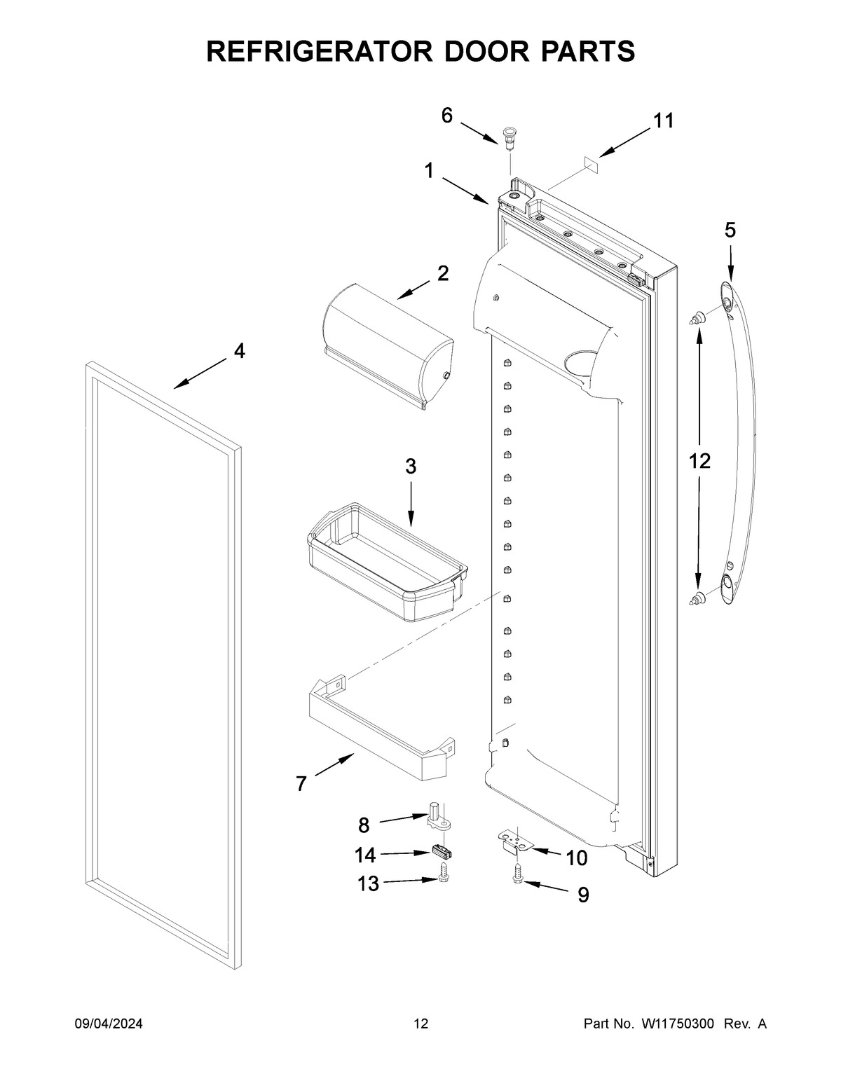 07 - REFRIGERATOR DOOR PARTS
