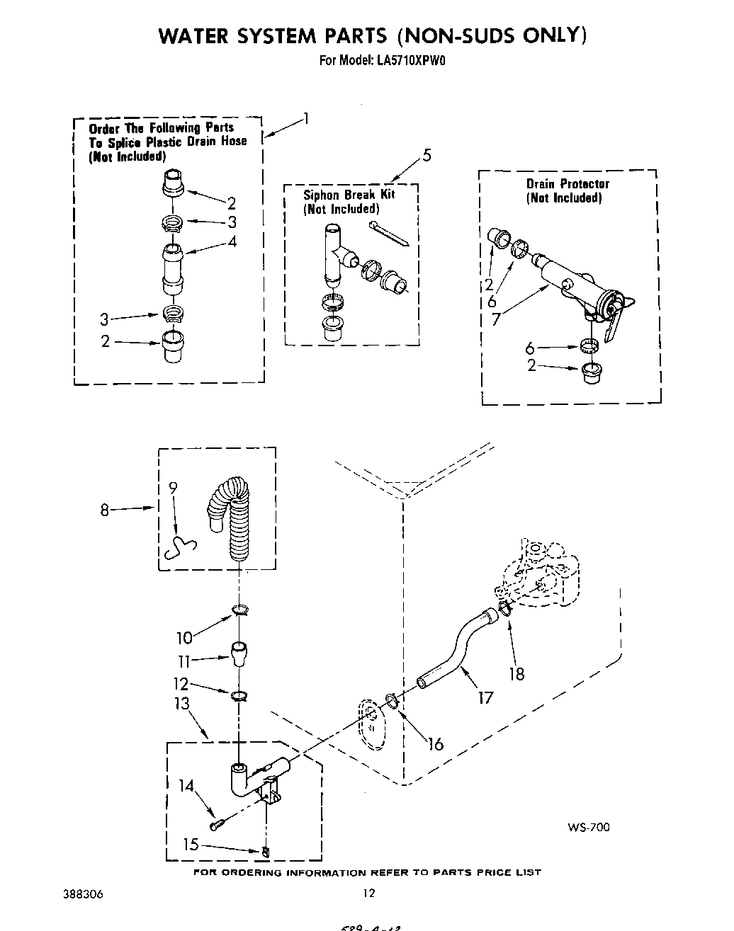 09 - WATER SYSTEM (NON SUDS ONLY)