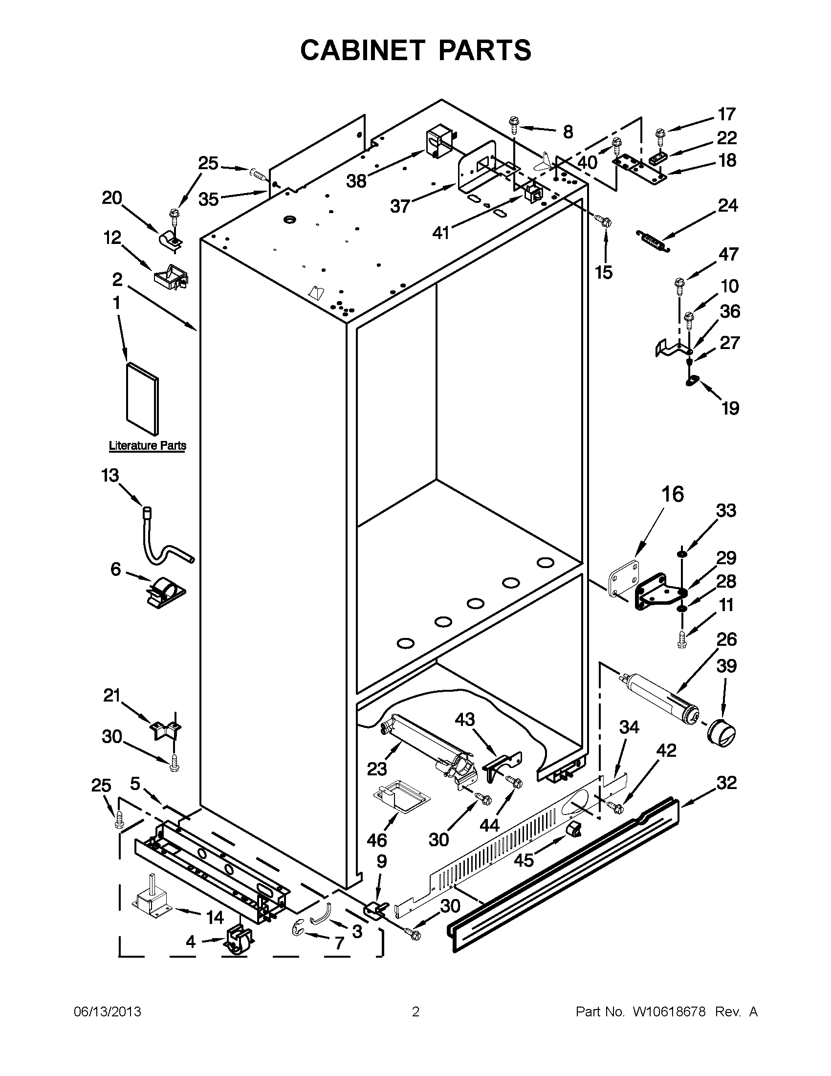 01 - CABINET PARTS