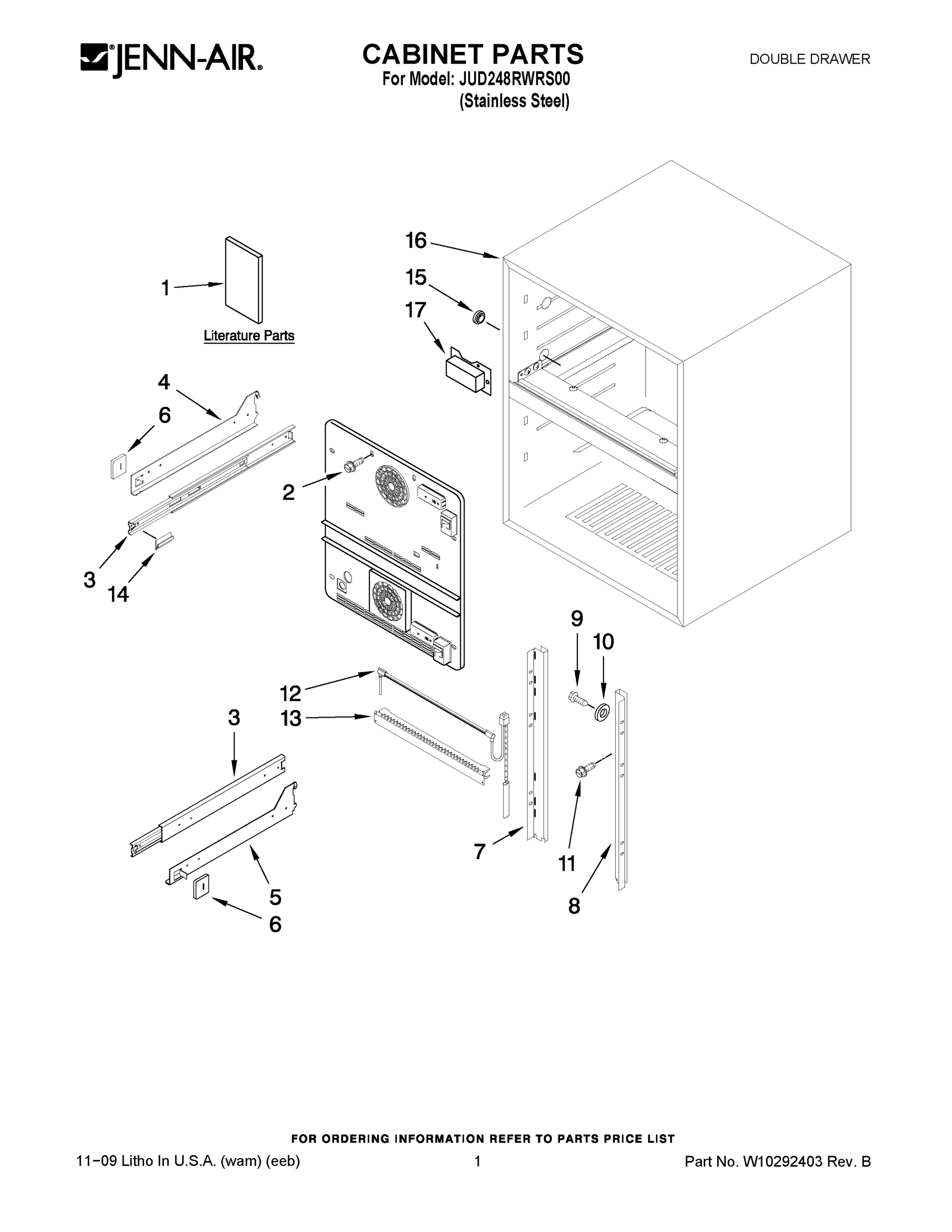 01 - CABINET PARTS