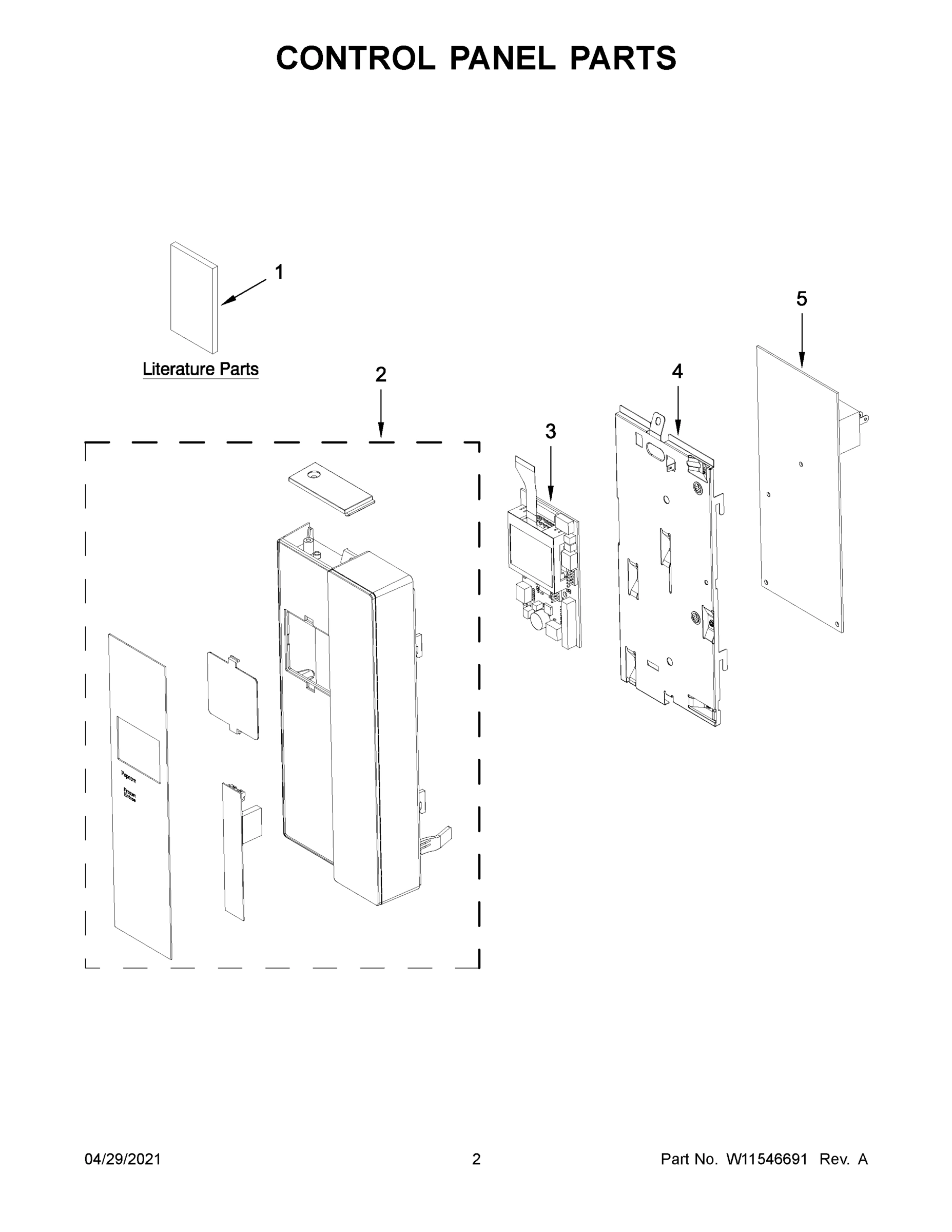02 - CONTROL PANEL PARTS