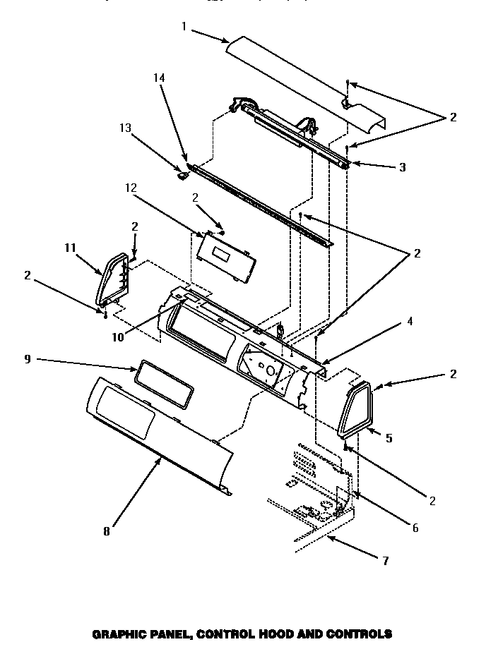 05 - GRAPHIC PANEL, CONTROL HOOD & CONTROLS