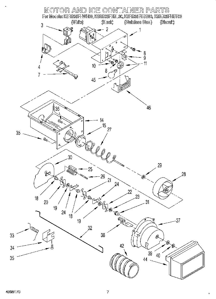 05 - MOTOR AND ICE CONTAINER
