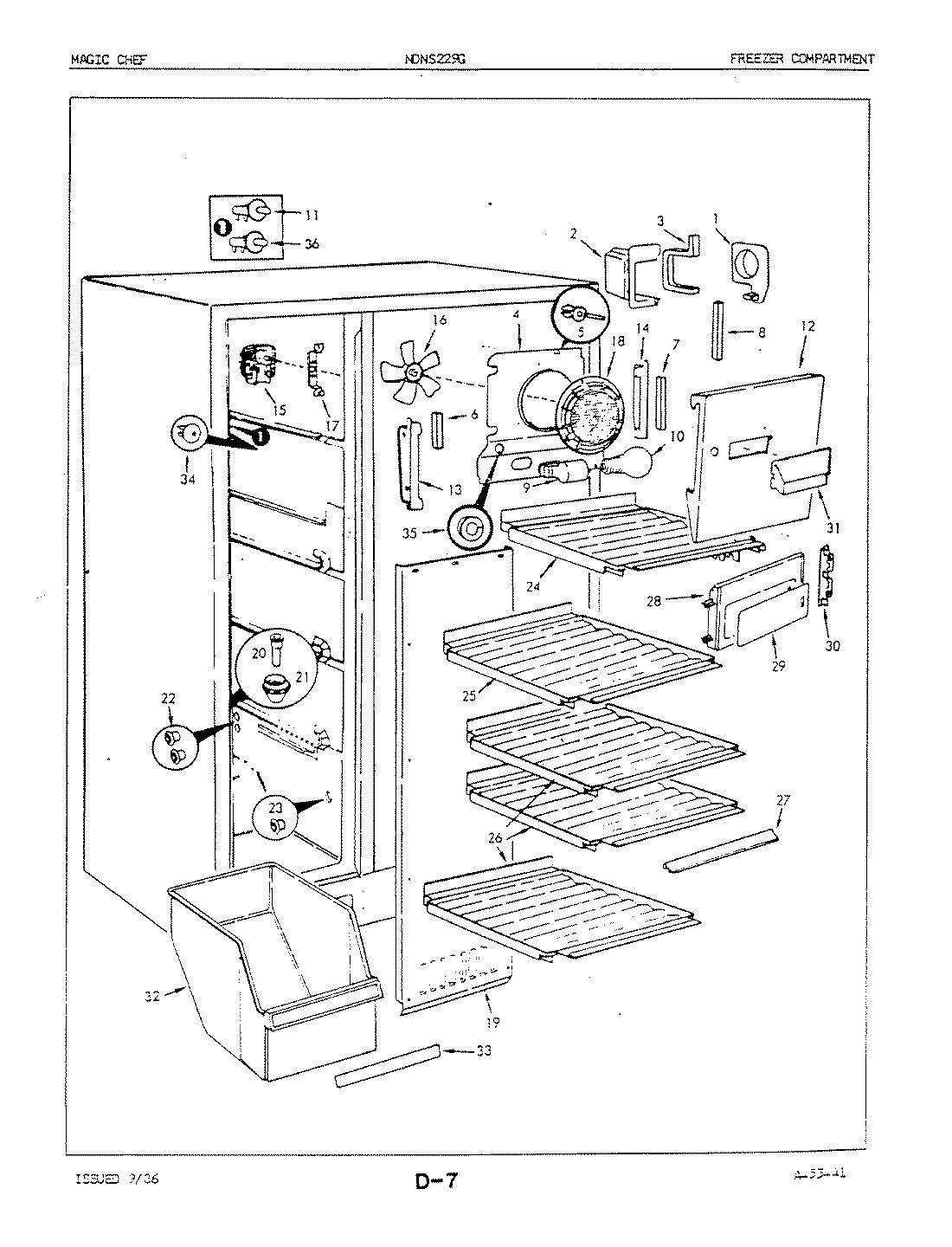 01 - FREEZER COMPARTMENT
