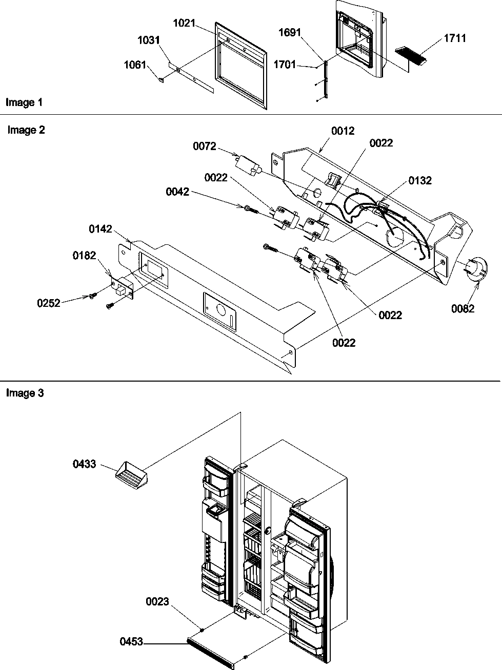 05 - Facade Dispenser Cover, Elec Brkt Assy