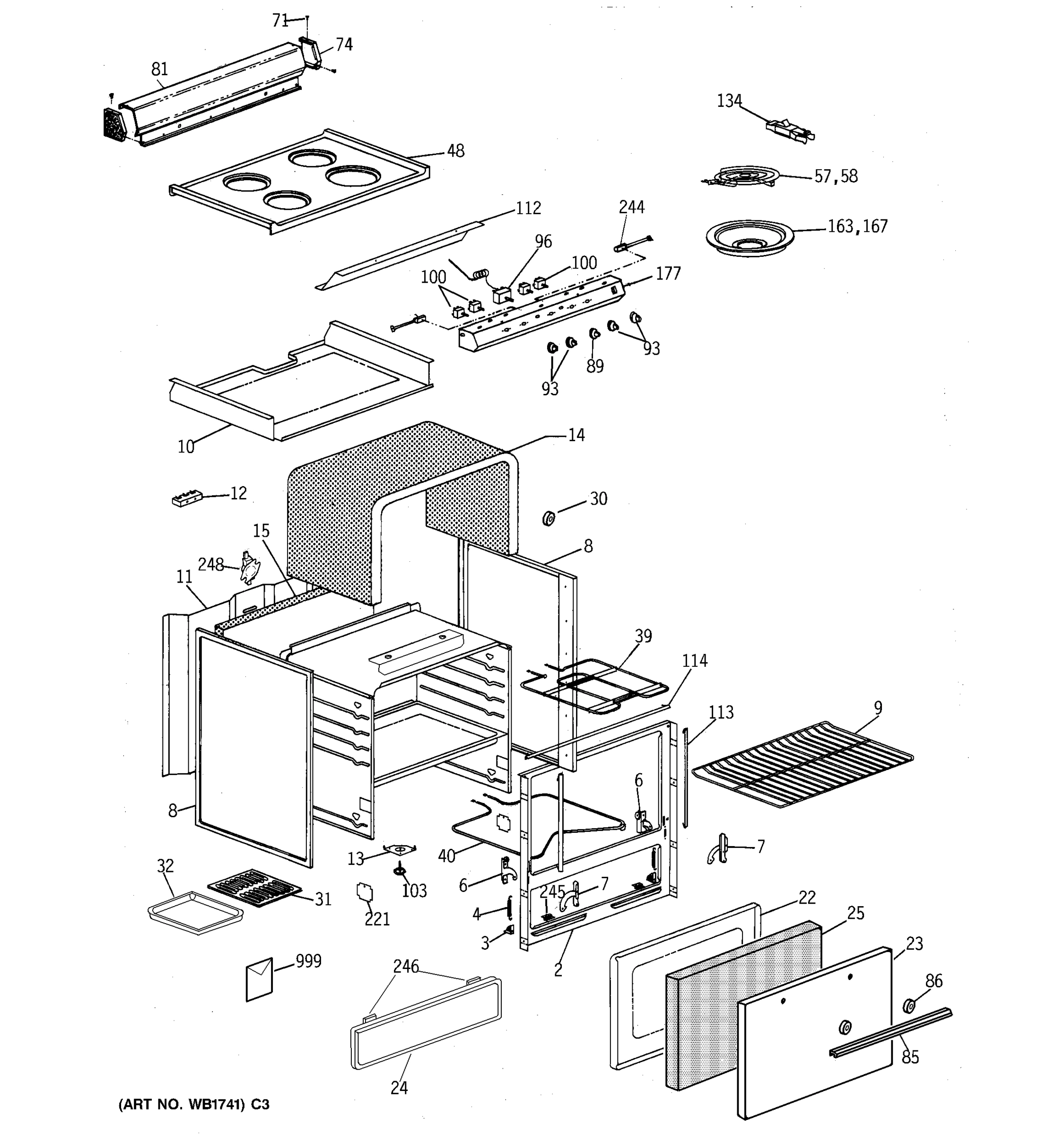 RANGE PARTS