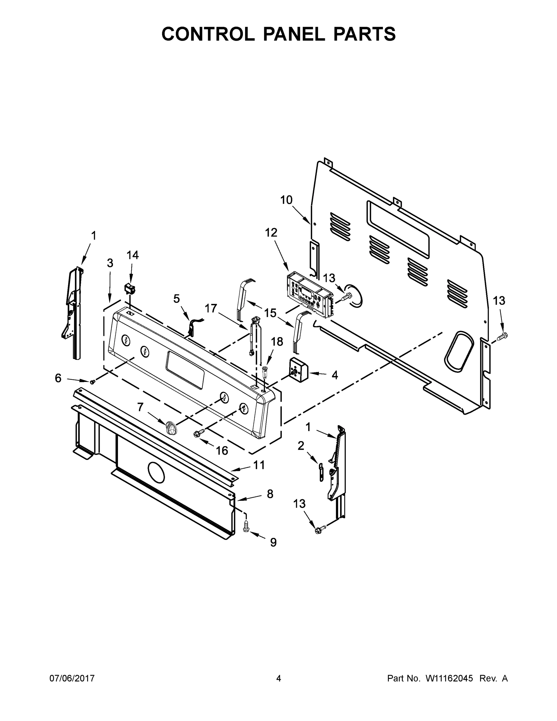 03 - CONTROL PANEL PARTS