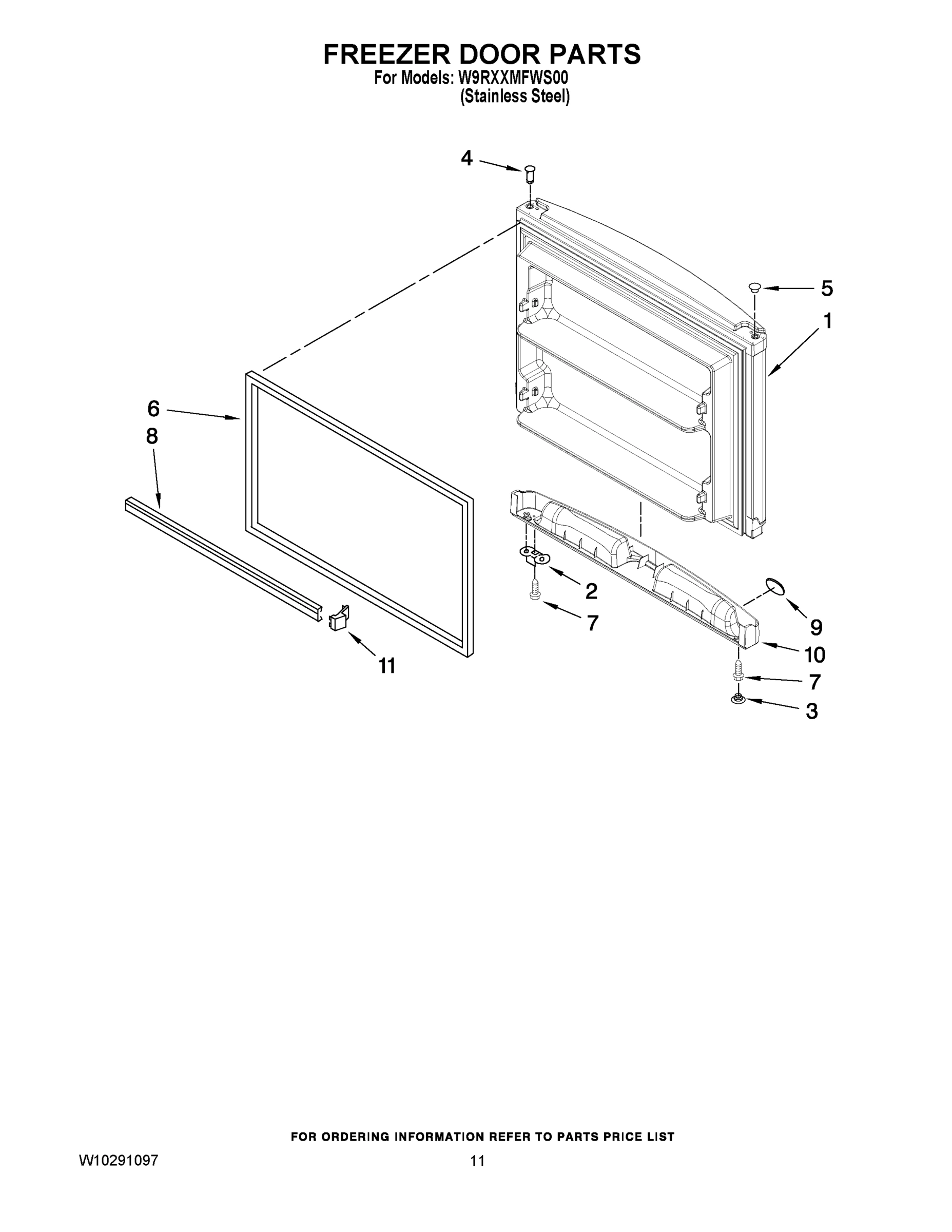06 - FREEZER DOOR PARTS