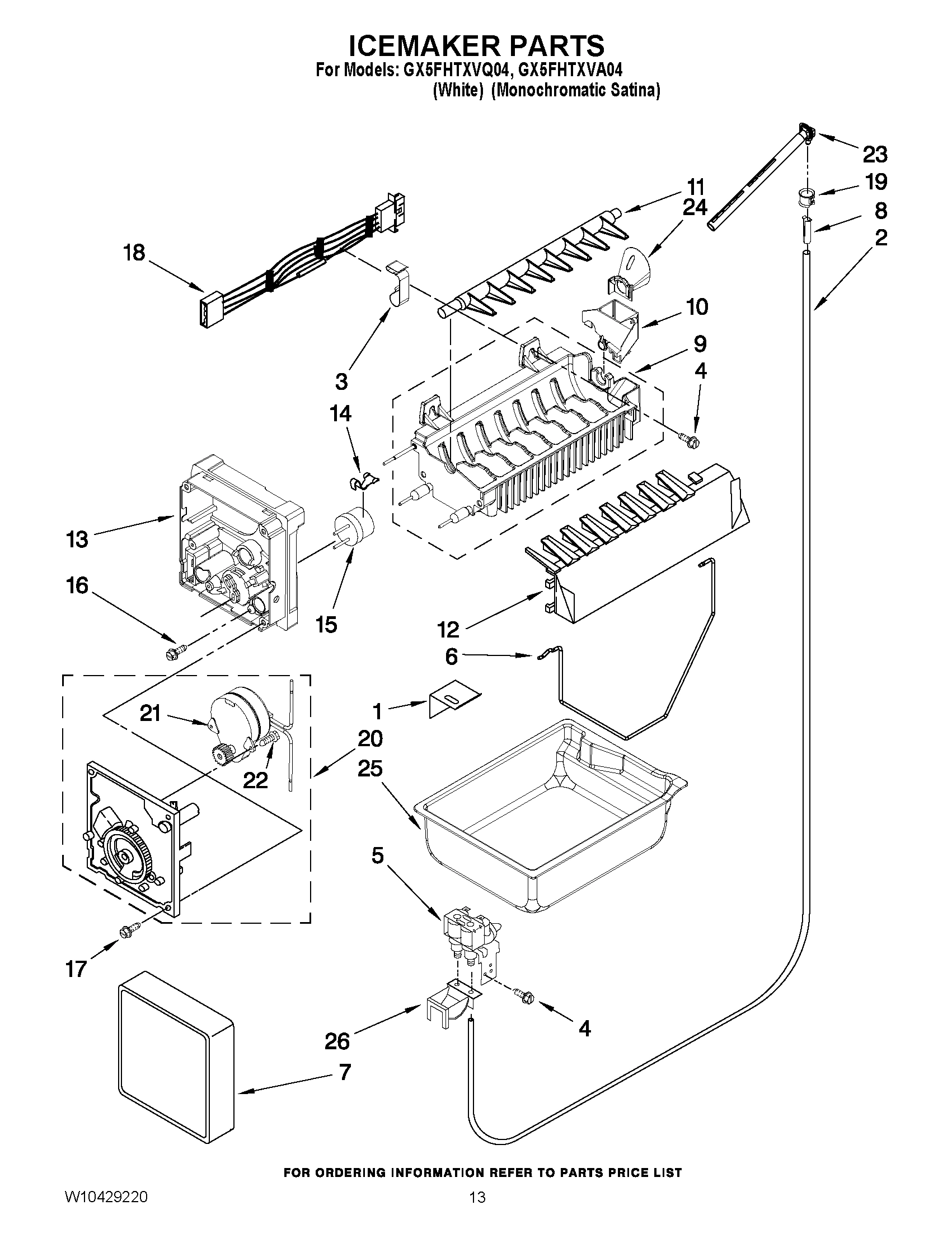 08 - ICEMAKER PARTS