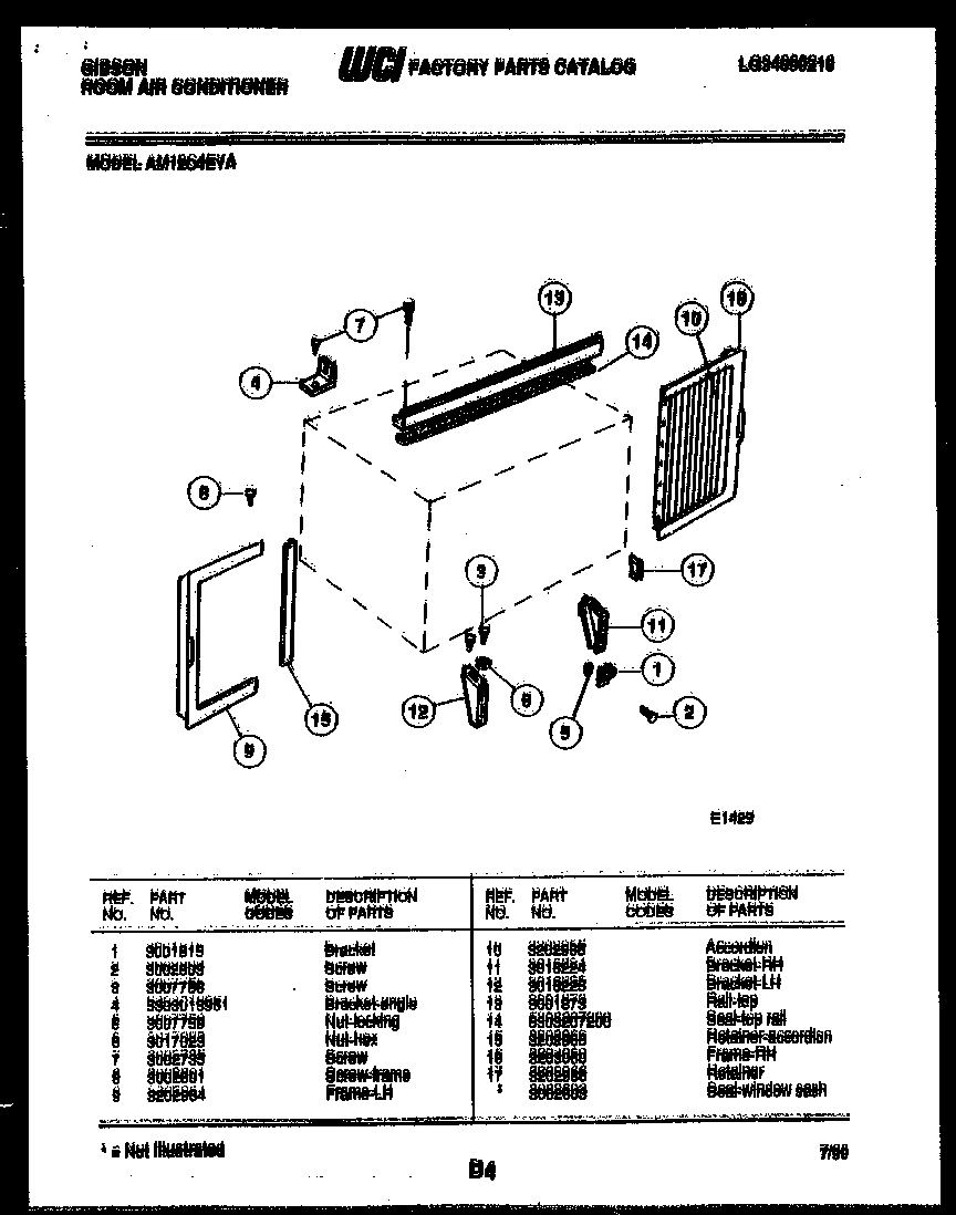 06 - CABINET AND INSTALLATION PARTS
