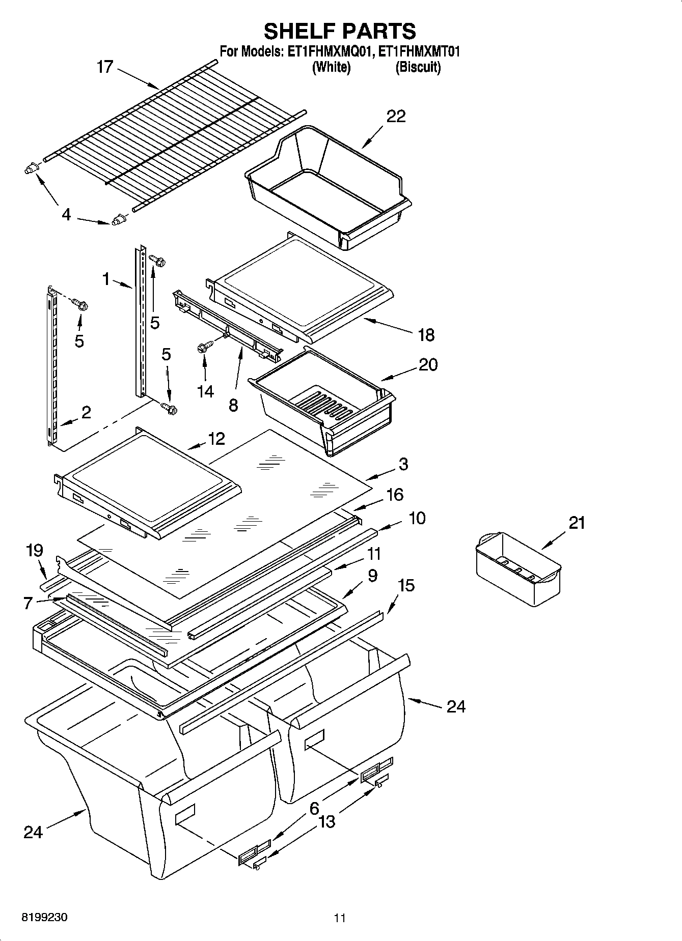 06 - SHELF PARTS, OPTIONAL PARTS
