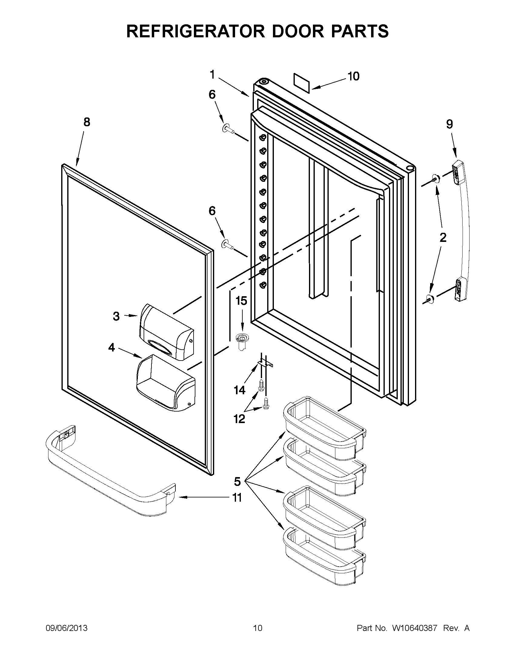 06 - REFRIGERATOR DOOR PARTS