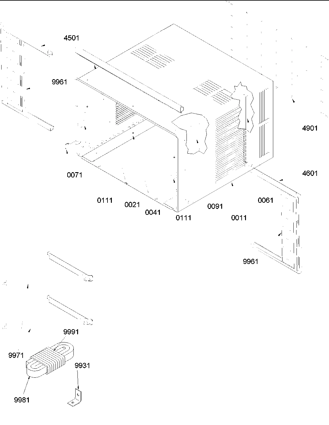 01 - CHASSIS & OUTER CASE ASSEMBLY