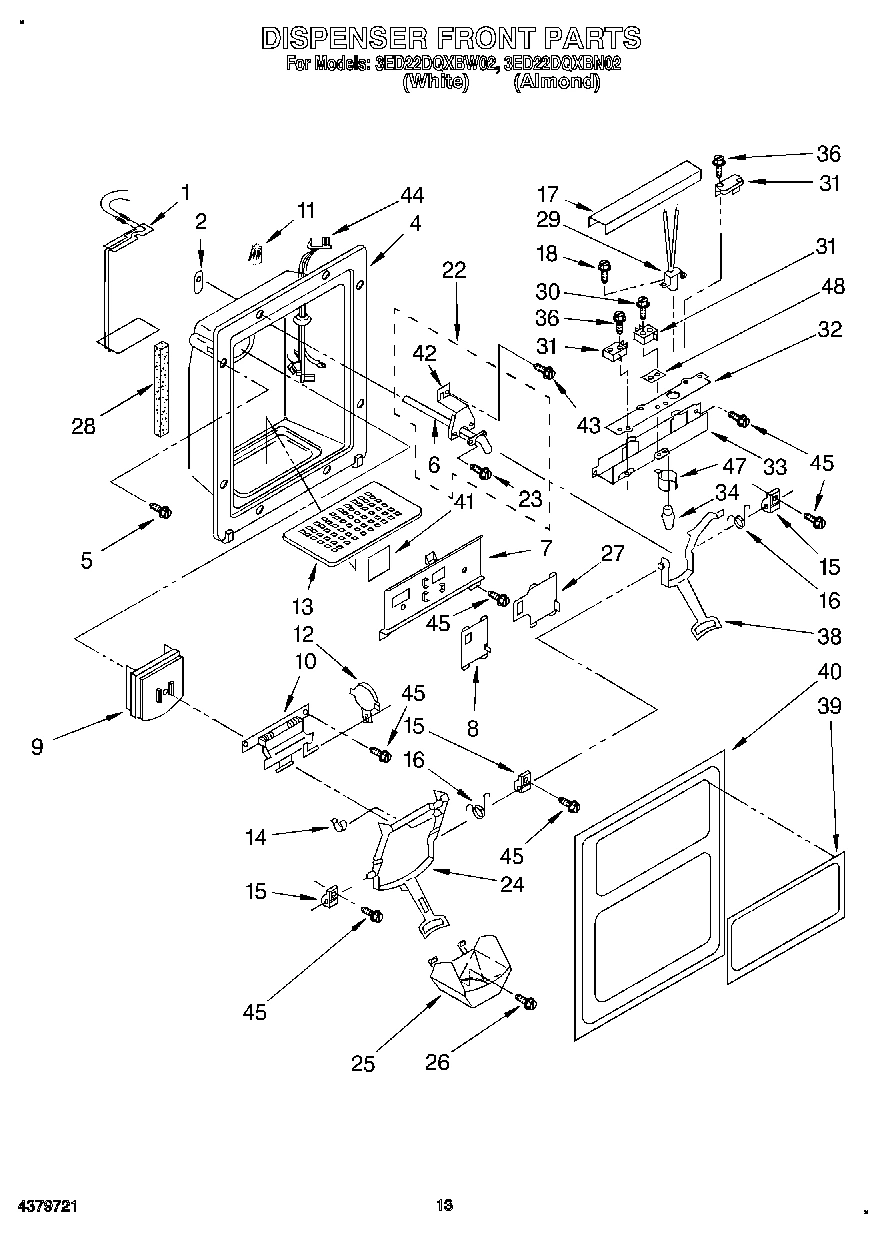 08 - DISPENSER FRONT