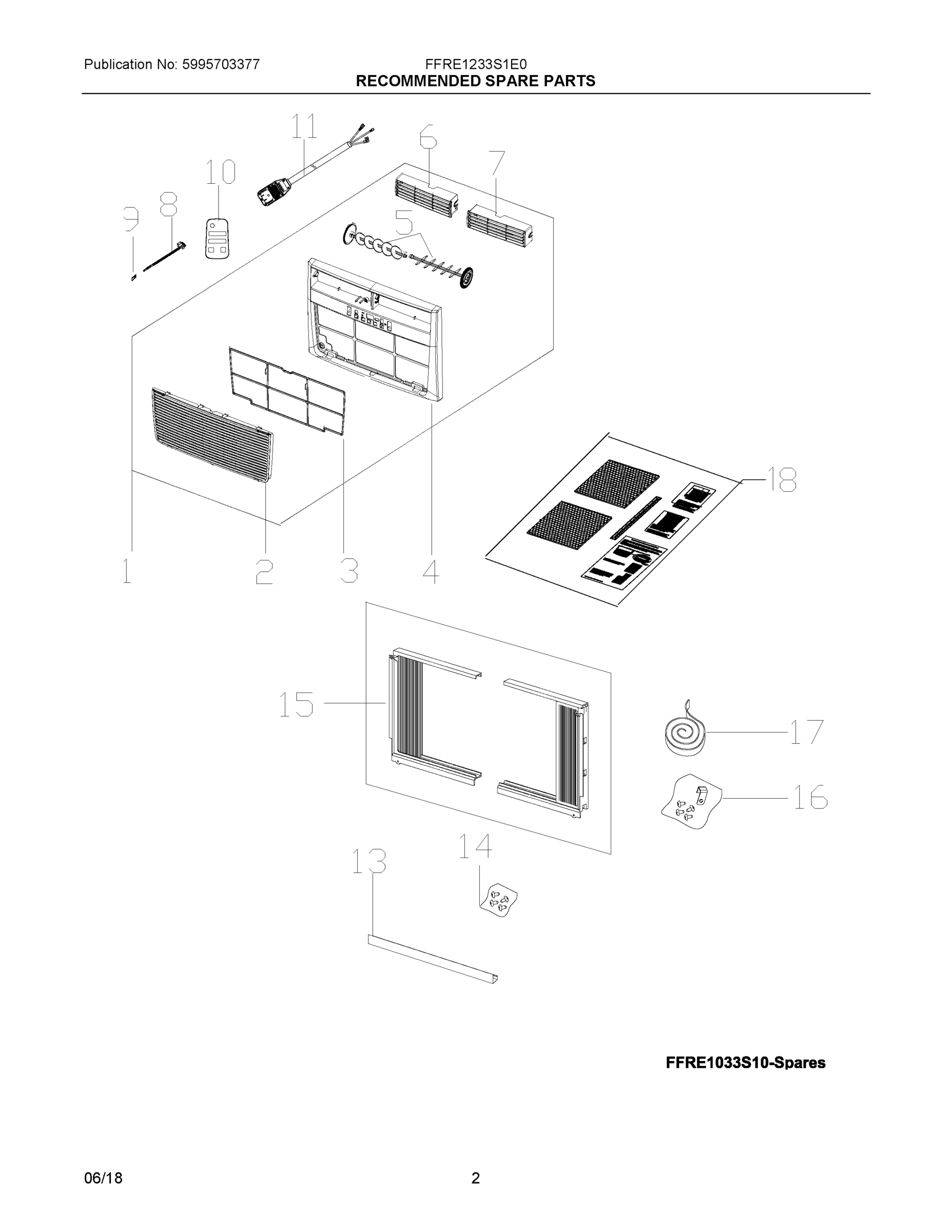 02 - RECOMMENDED SPARE PARTS