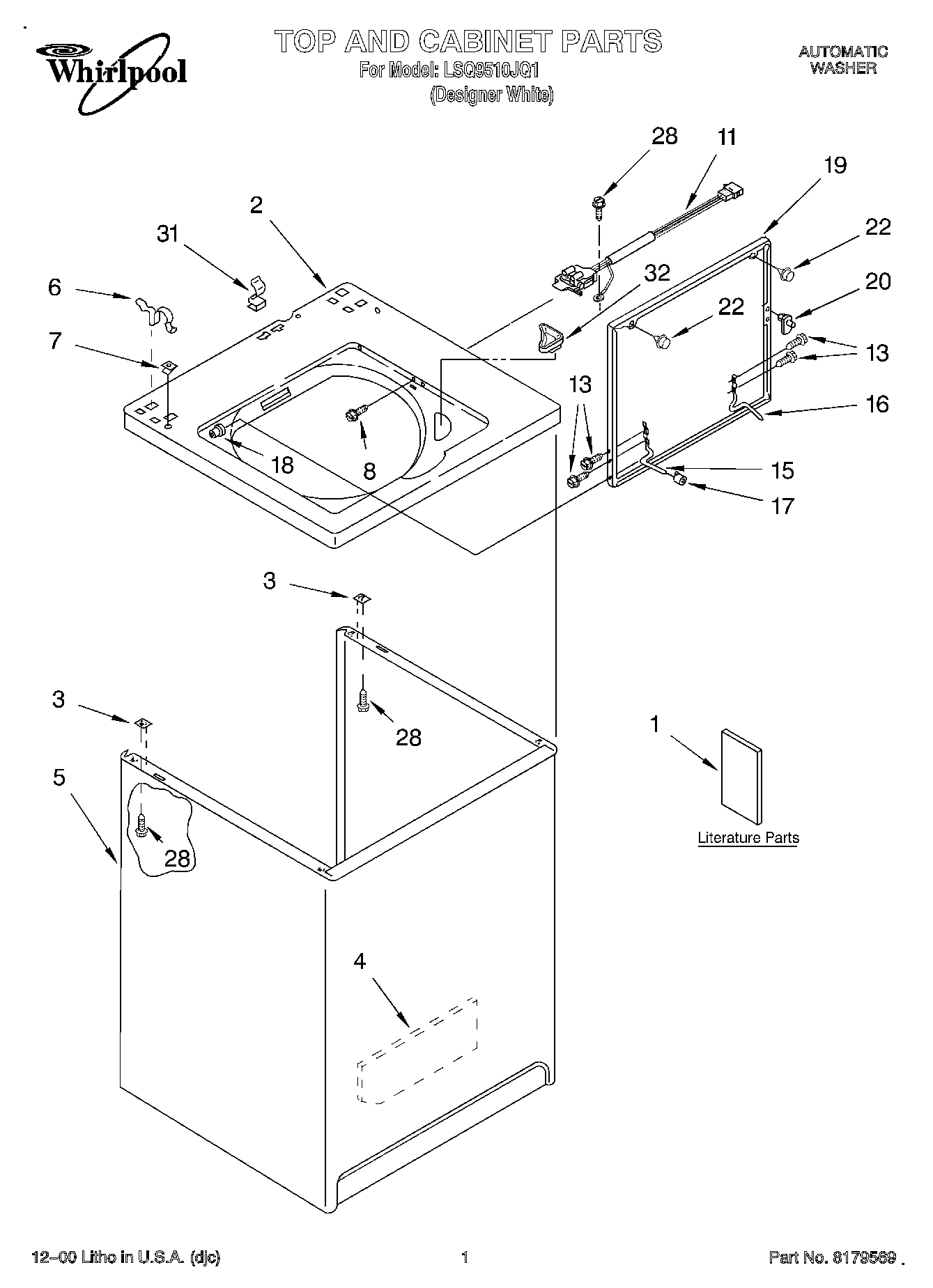 01 - TOP AND CABINET, LITERATURE