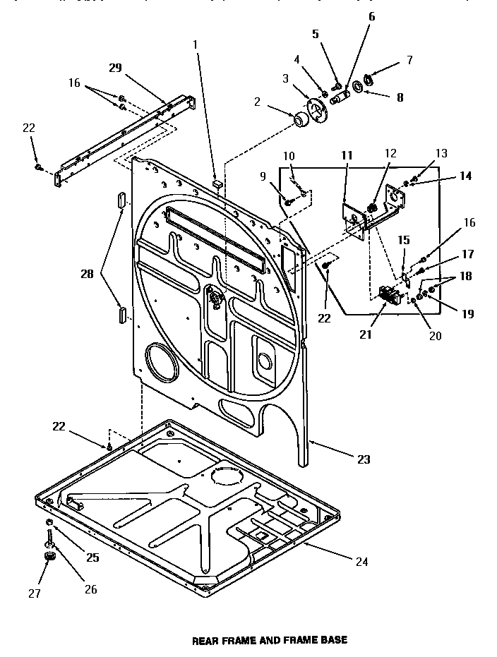 11 - REAR FRAME & FRAME BASE
