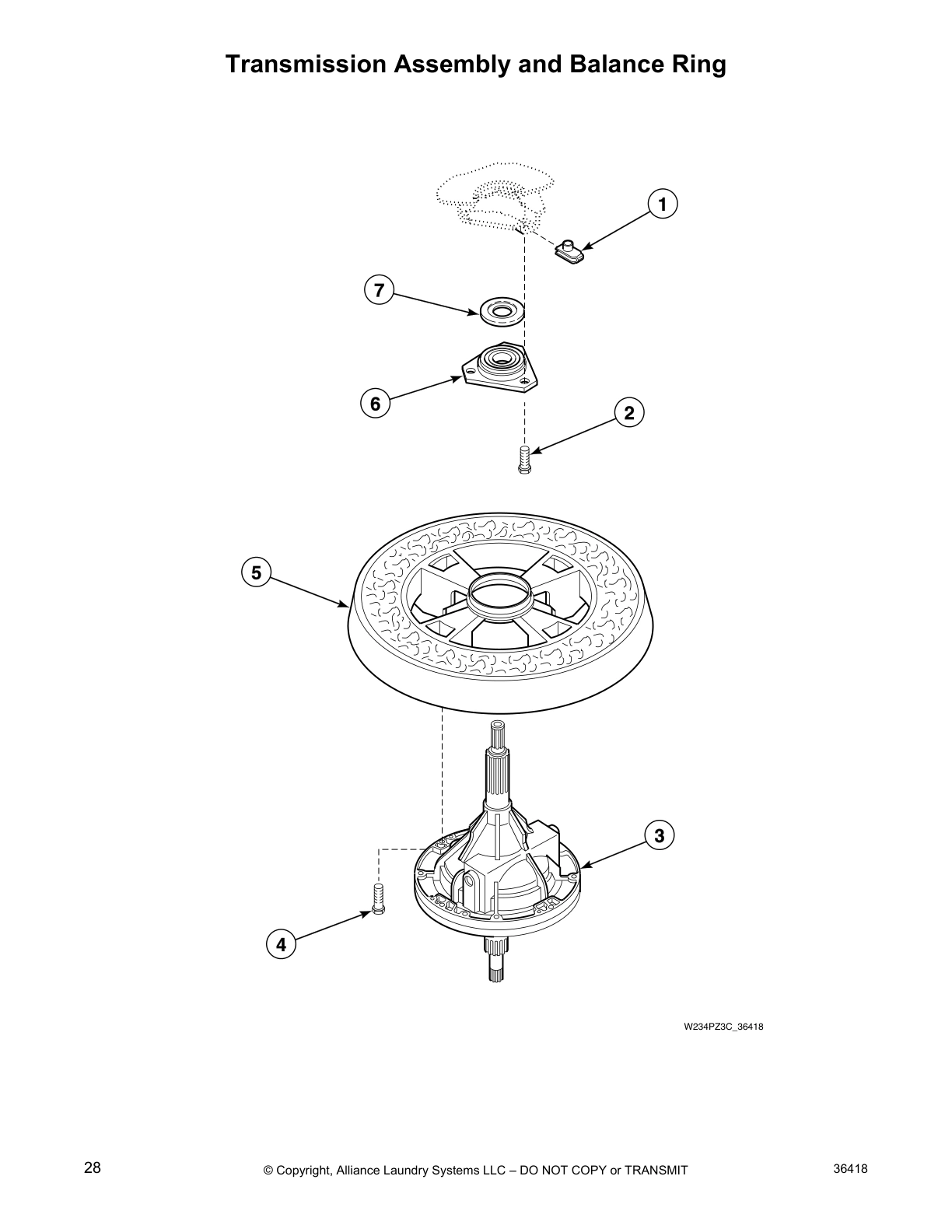 Transmission Assembly and Balance Ring
