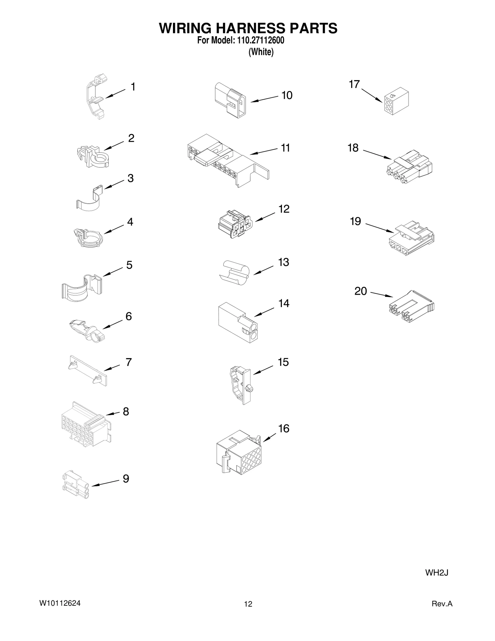 WIRING HARNESS PARTS