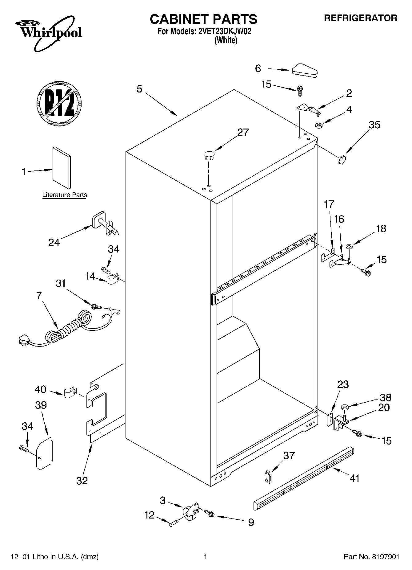 01 - CABINET, LITERATURE