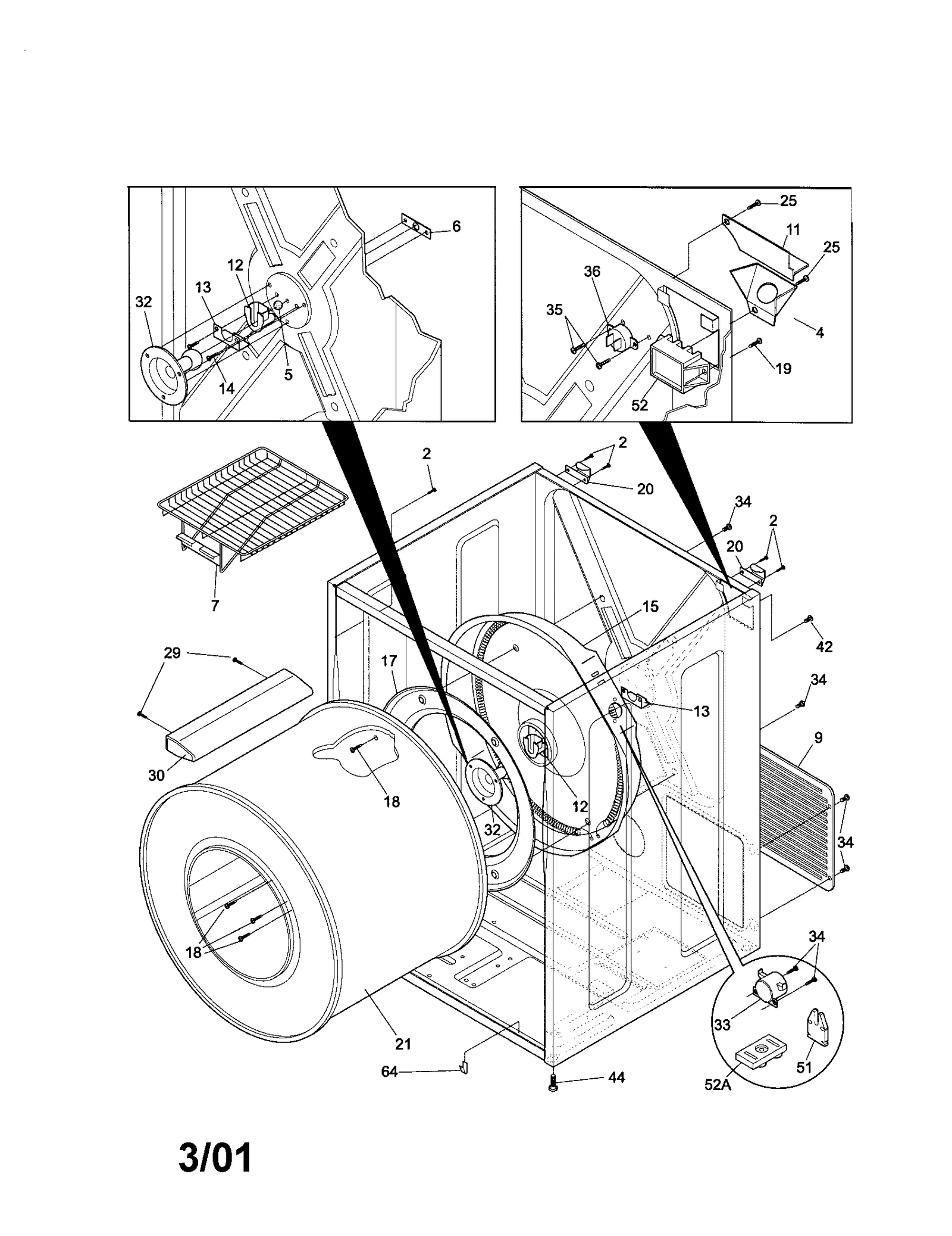 DRUM AND HEATER ELEMENT