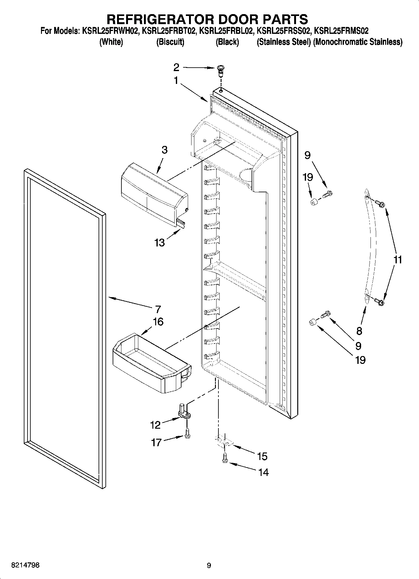 06 - REFRIGERATOR DOOR PARTS