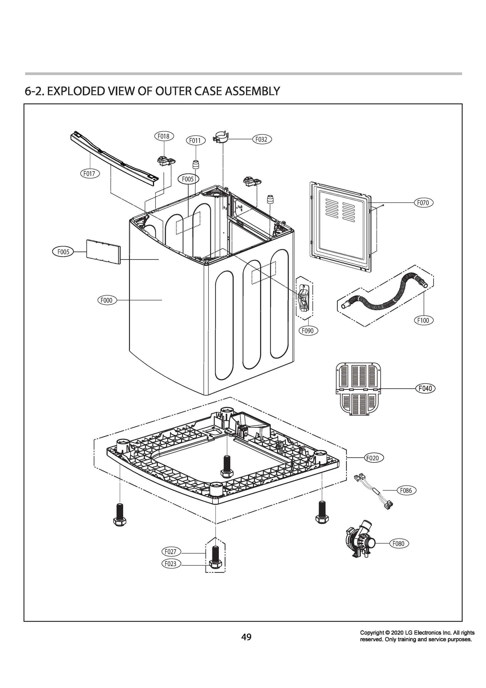 OUTER CASE ASSEMBLY