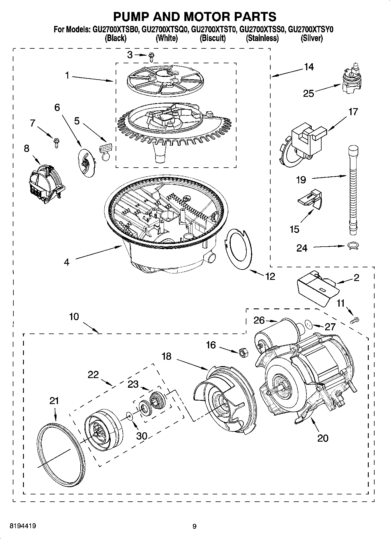 08 - PUMP AND MOTOR PARTS