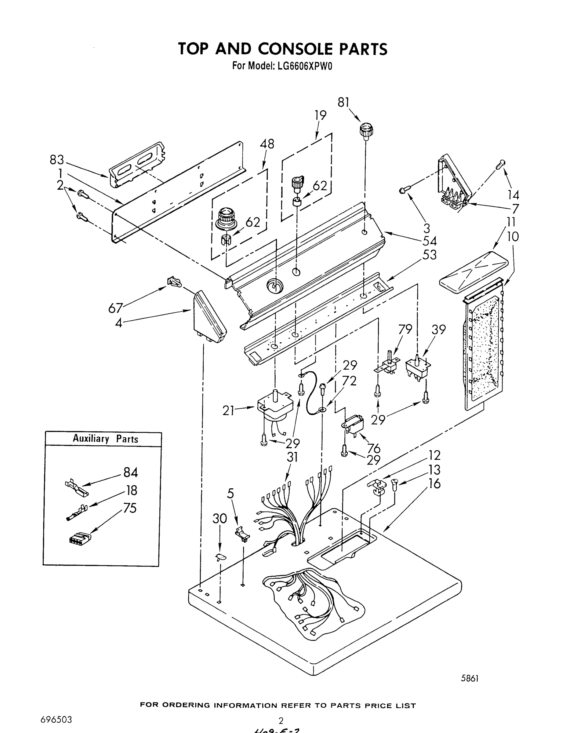02 - TOP AND CONSOLE , LITERATURE AND OPTIONAL